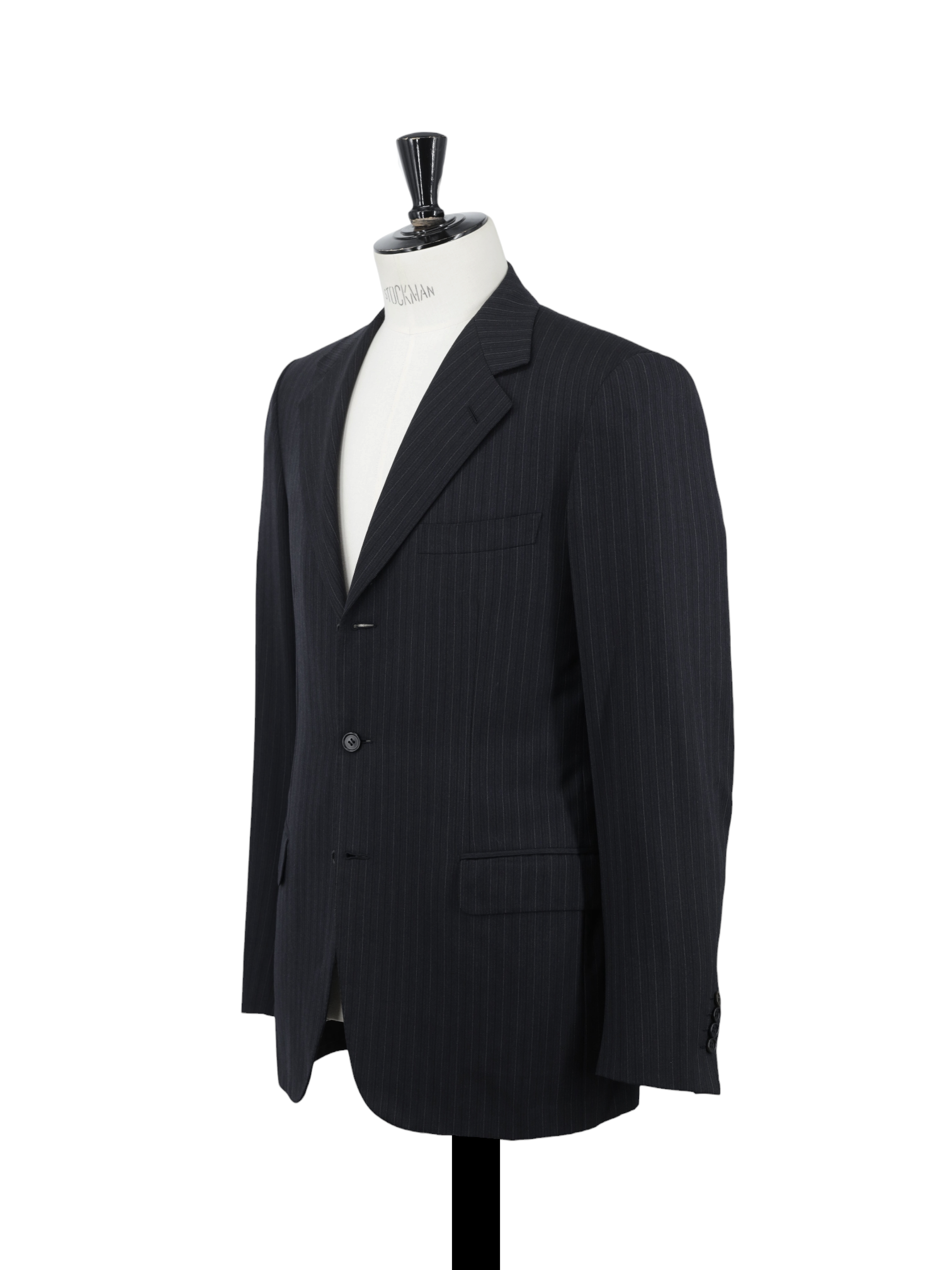 Brioni Dark Grey Escorial-Wool Multi-Pinstripe Nomentano Suit
