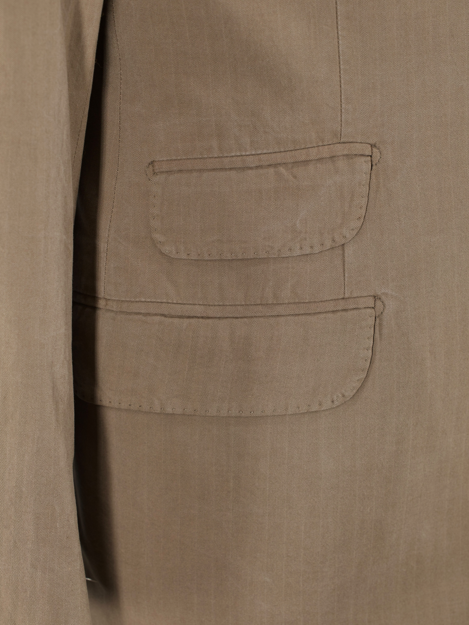 Brunello Cucinelli Brown Lightweight-Cotton Twill Summer Jacket