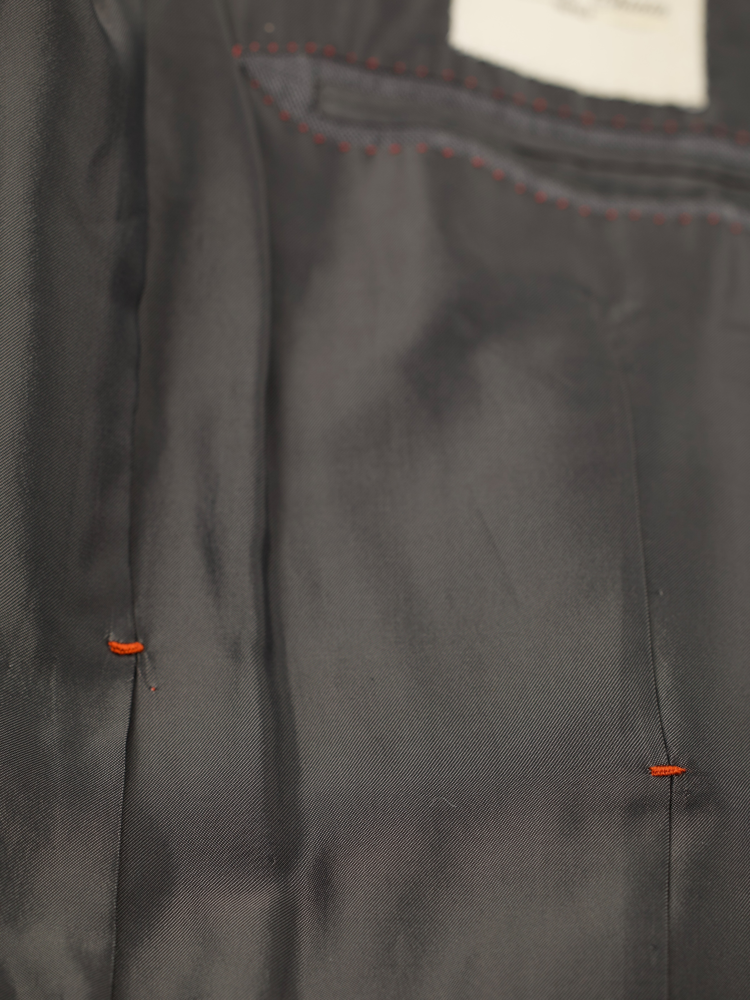 Sartoria Chiaia Grey Wool Sharkskin Neapolitan Suit