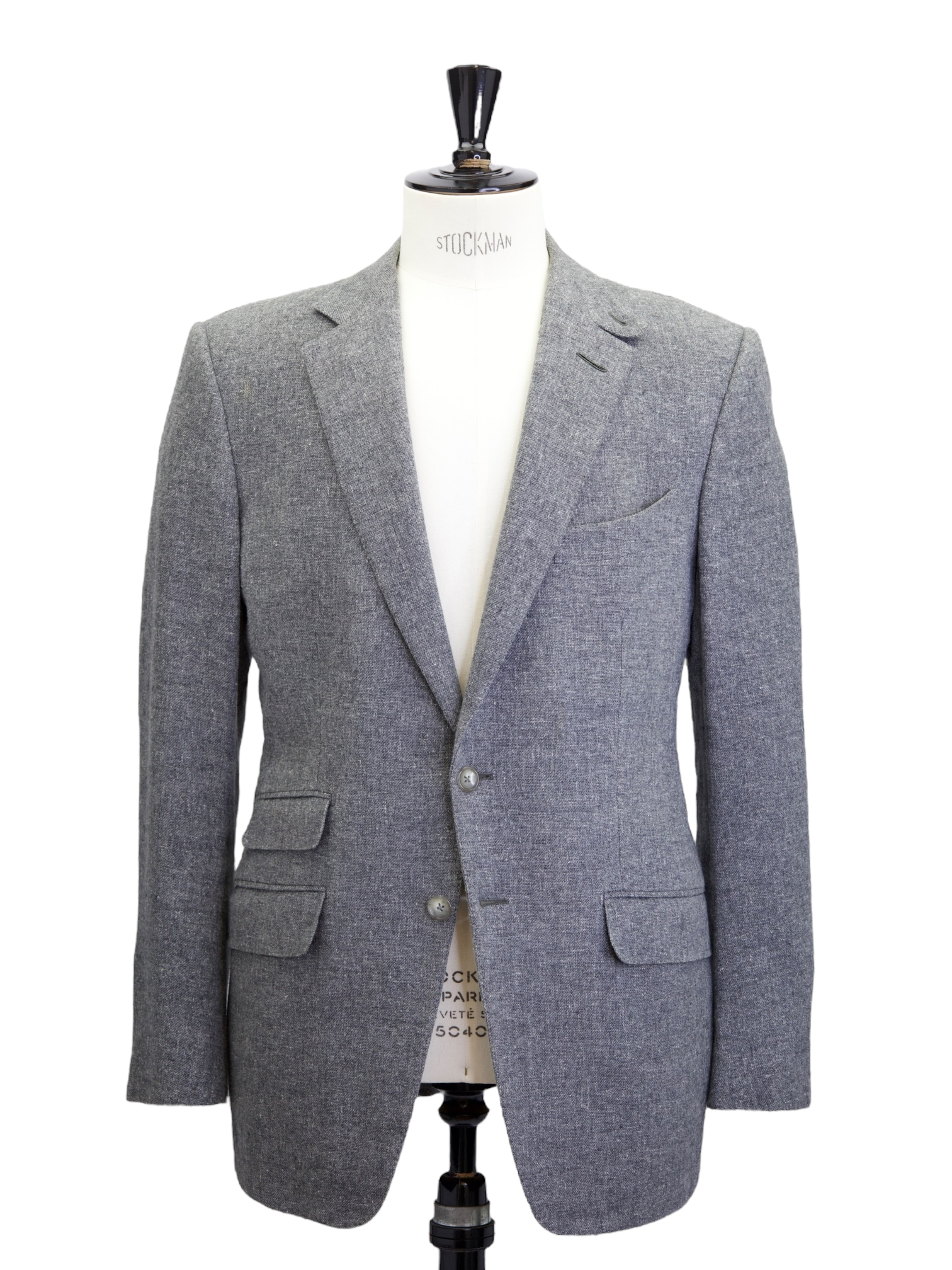 Tom Ford Grey Wool, Cotton, Cashmere & Silk Jacket