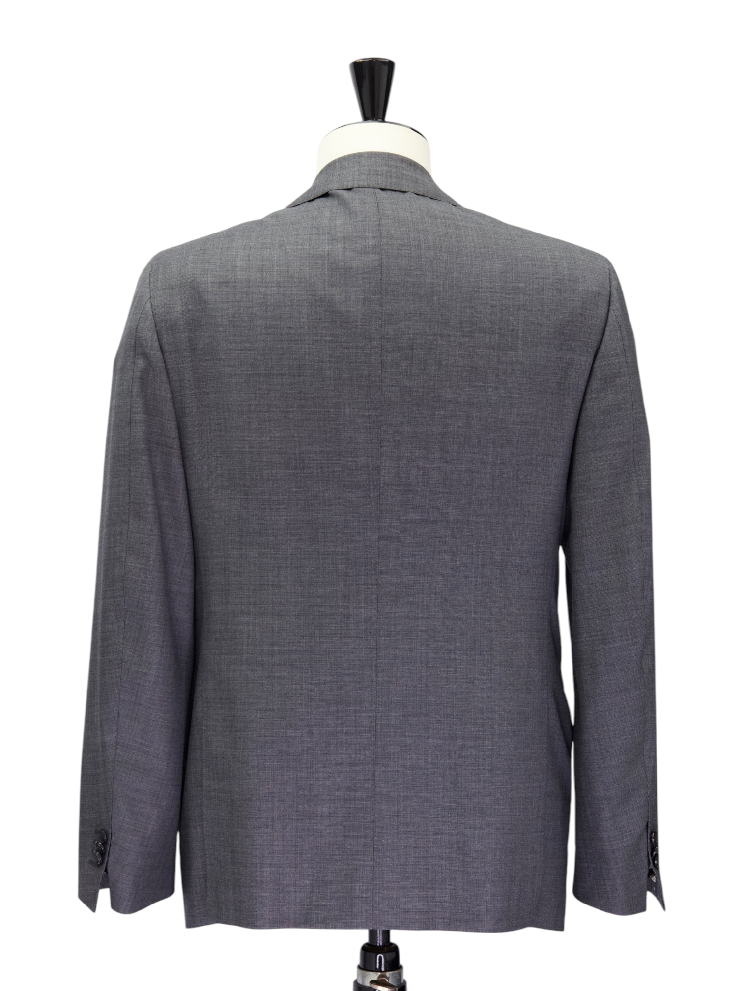 Cesare Attolini Grey Super 160's Sharkskin Suit + Extra Trousers