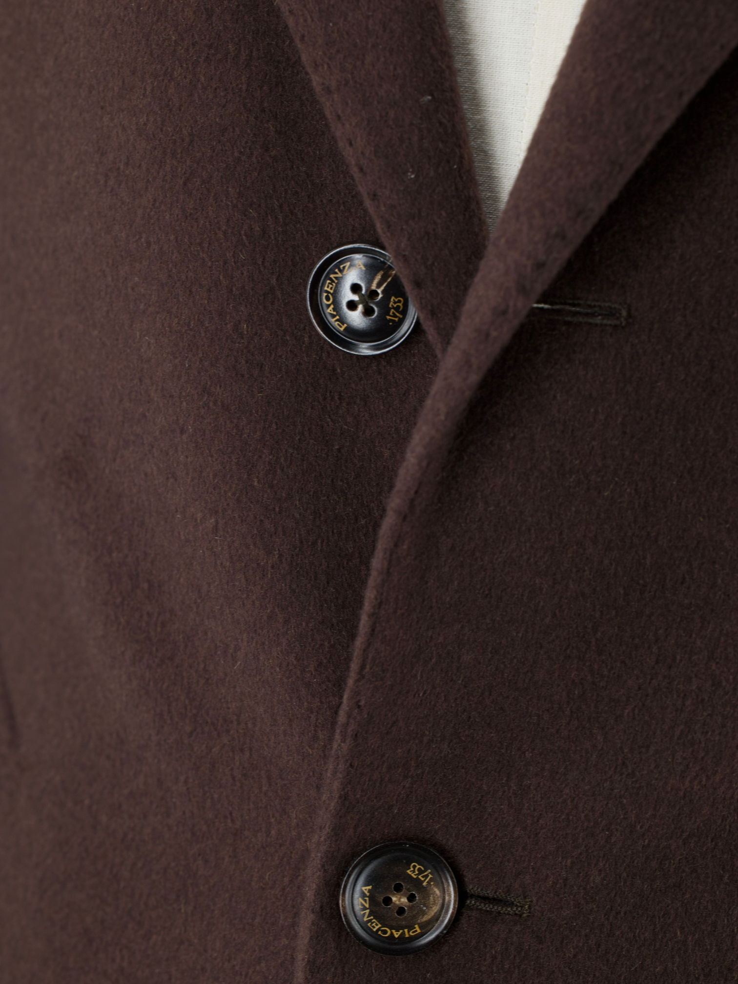 Piacenza Chocolate Brown Pure Plushy-Cashmere Overcoat