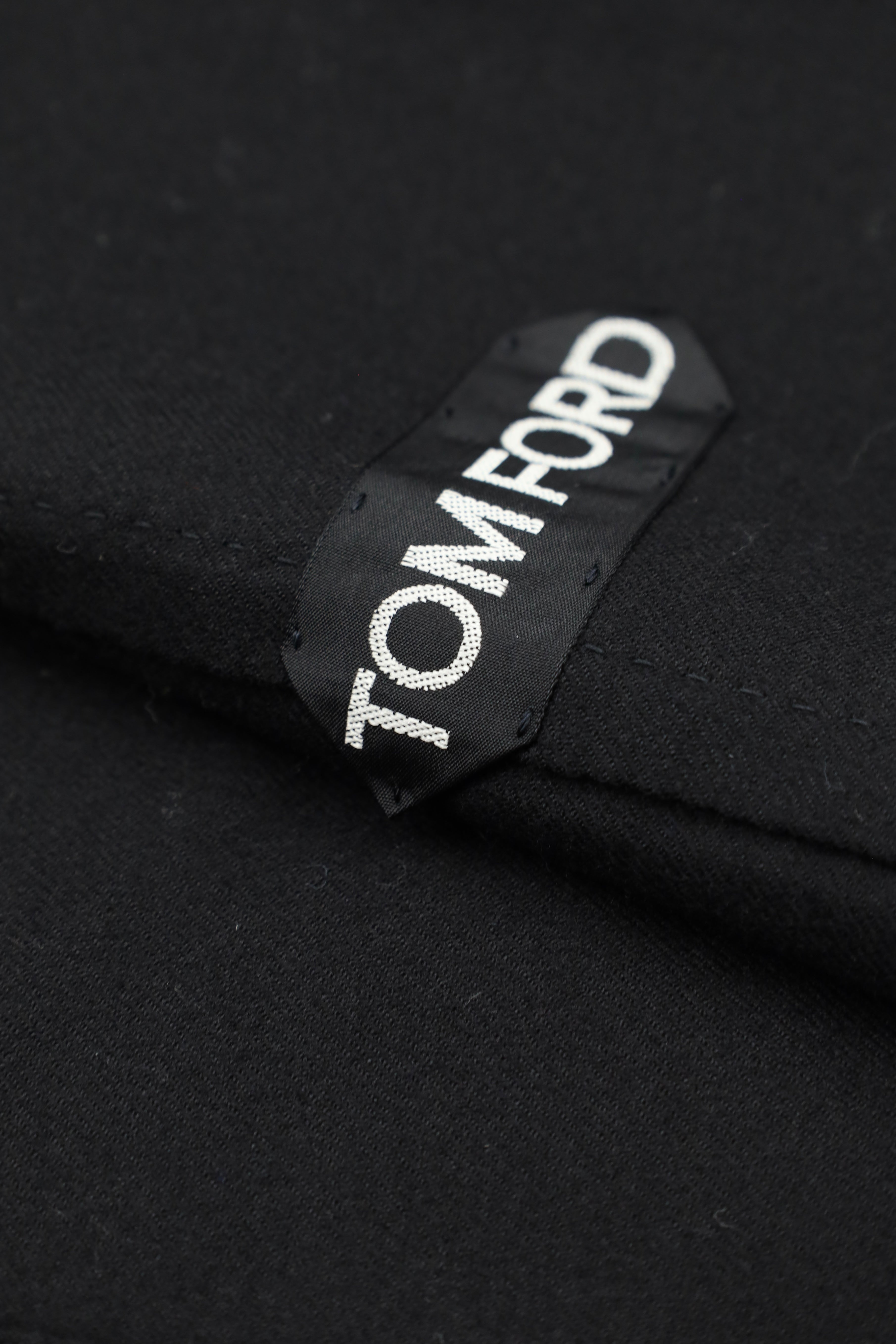 Tom Ford Zwart Wollen Jersey Jasje