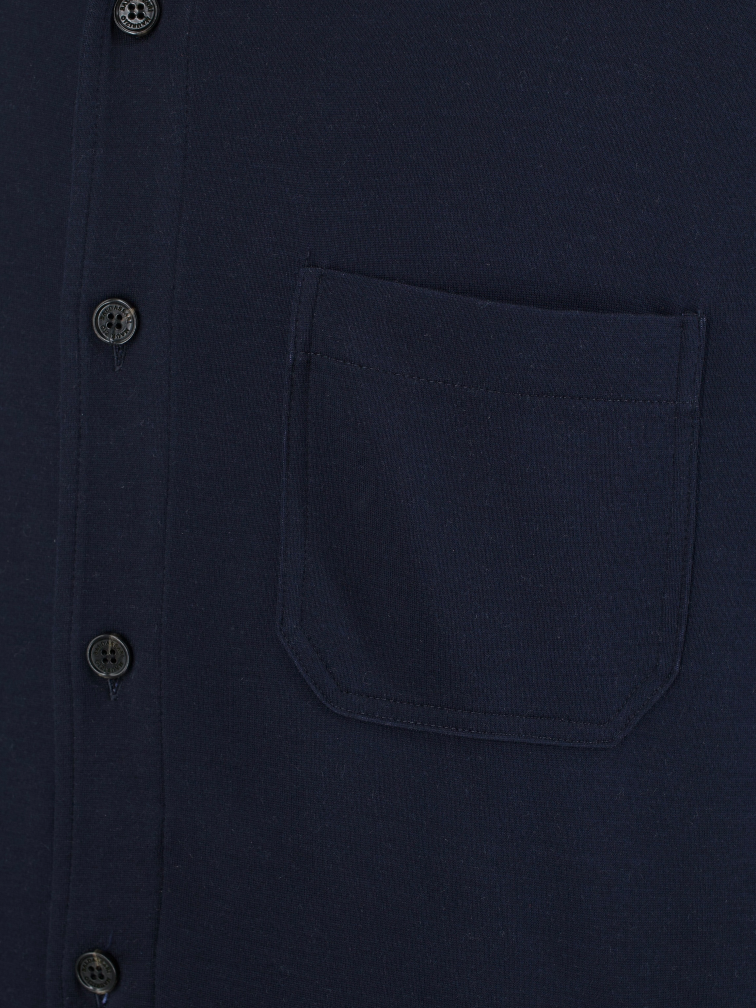 Maurizio Baldassari Navy Double-Faced Silk & Cotton Jersey Shirt Jacket
