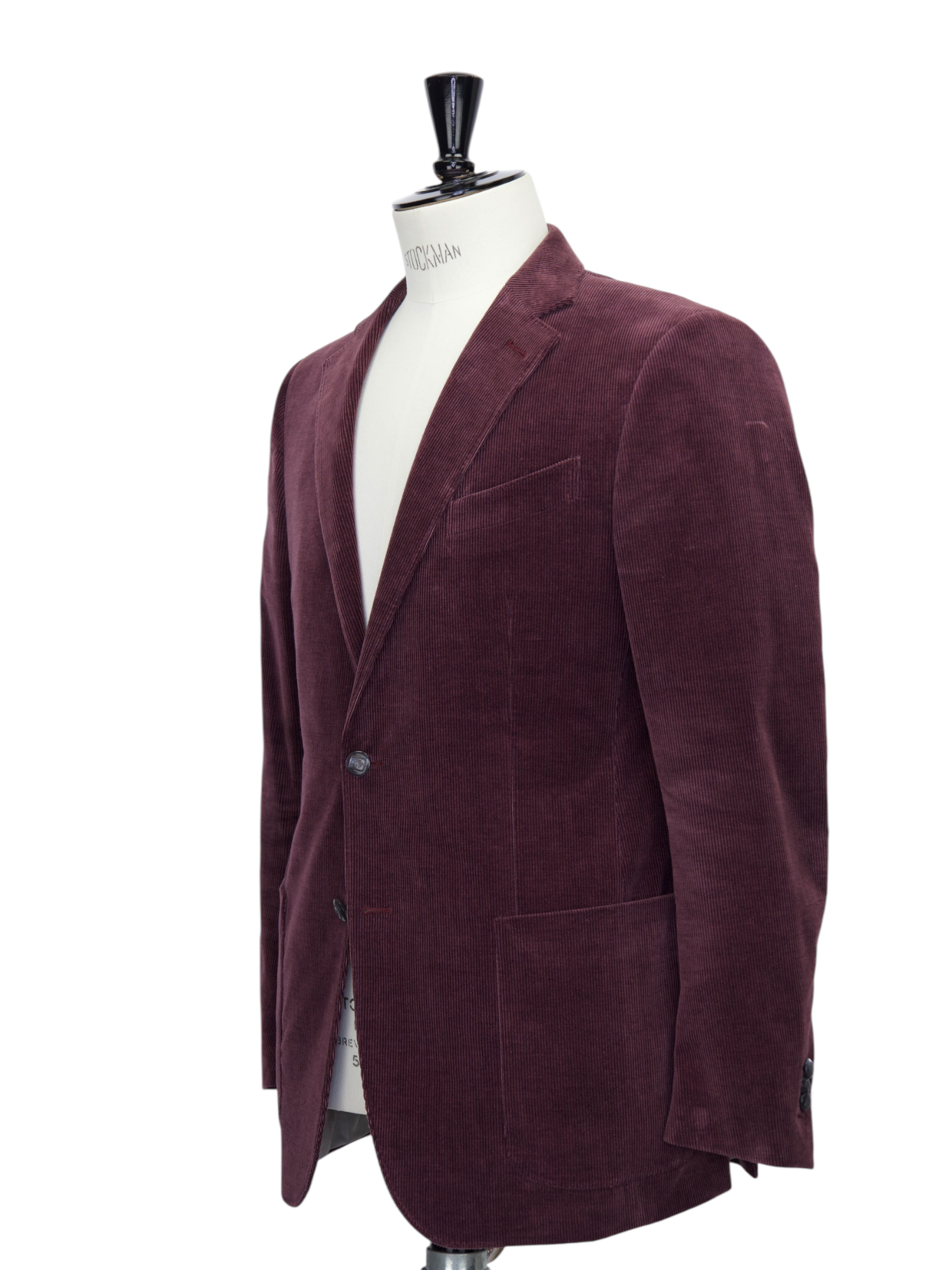 Ermenegildo Zegna Aubergine Cotton & Cashmere “Cashco Comfort” Corduroy Jacket