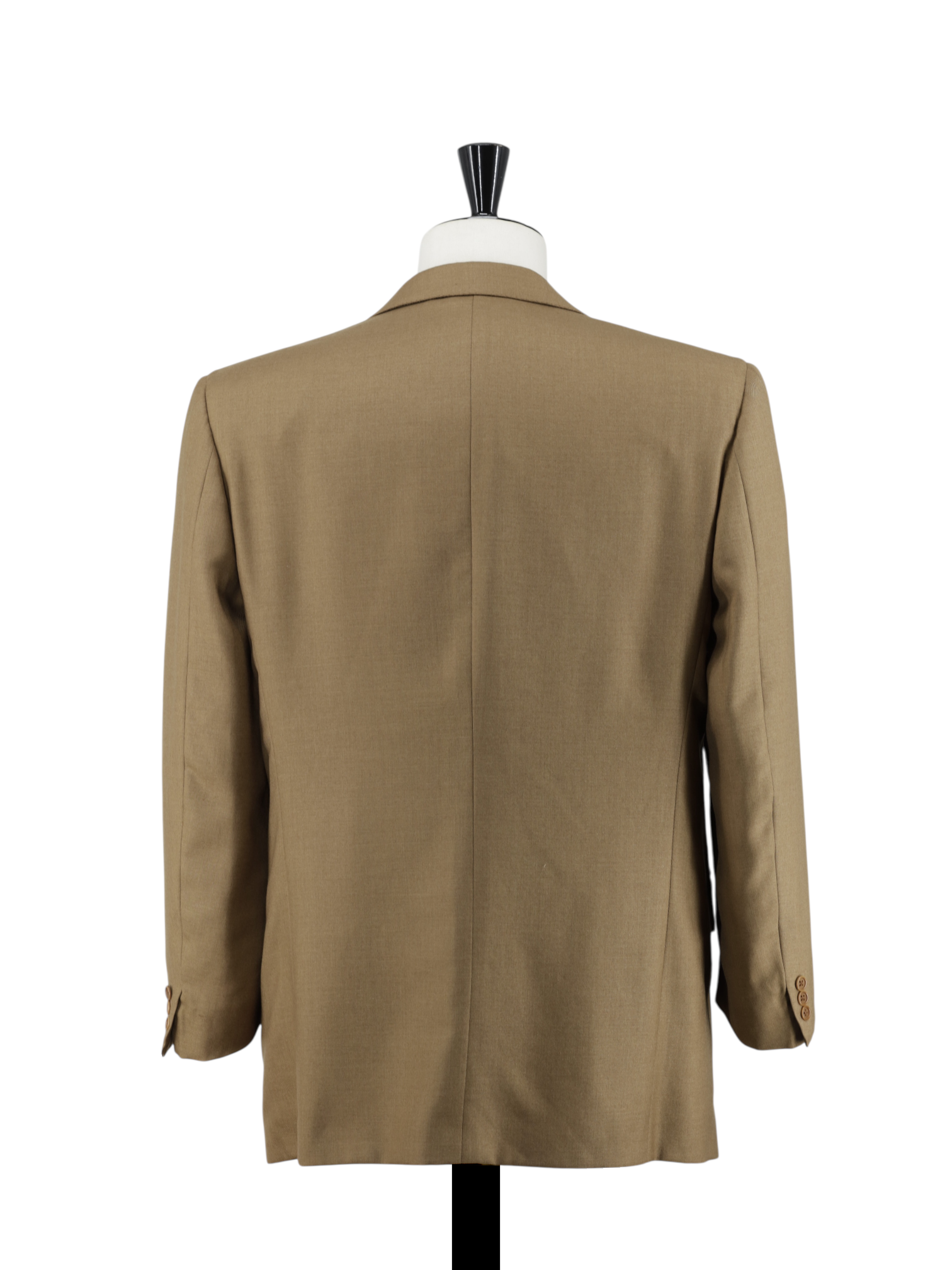 Brioni Caramel Brown Pure Cashmere-Silk Twill Traiano Jacket