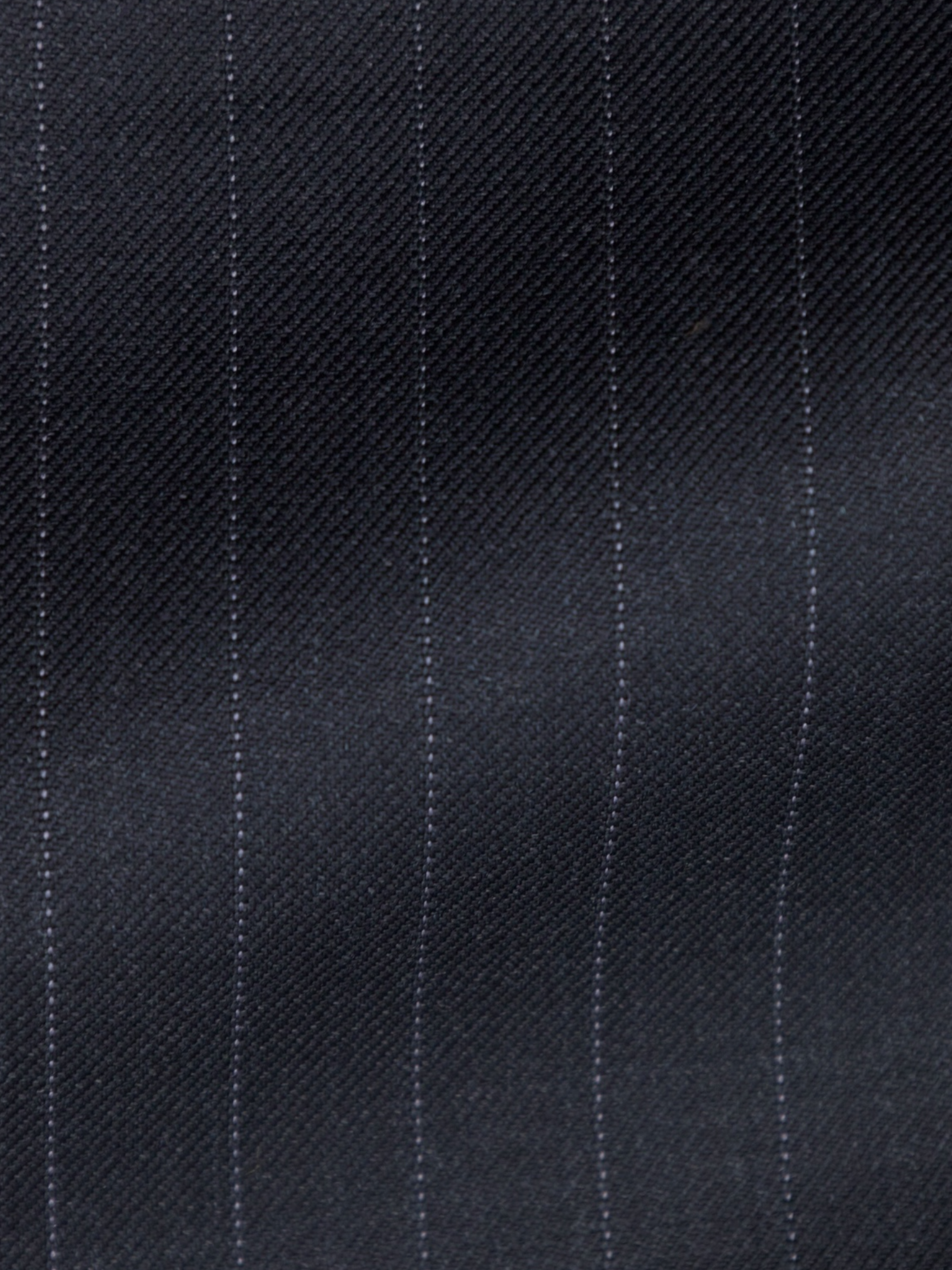 Canali Charcoal Extrafine Wool Pinstripe Trousers