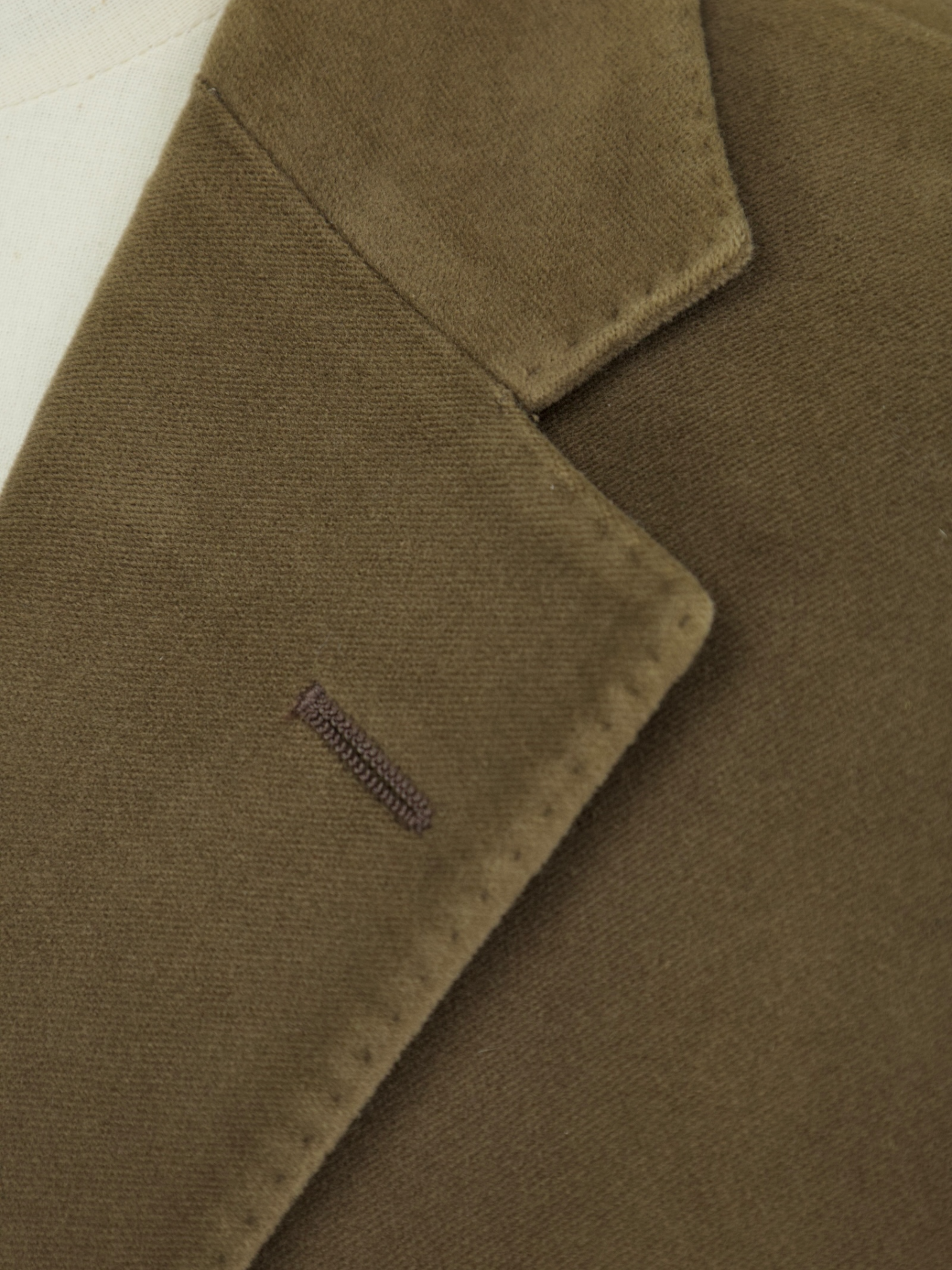 Ralph Lauren Light Brown Moleskin Cotton Blazer Jacket