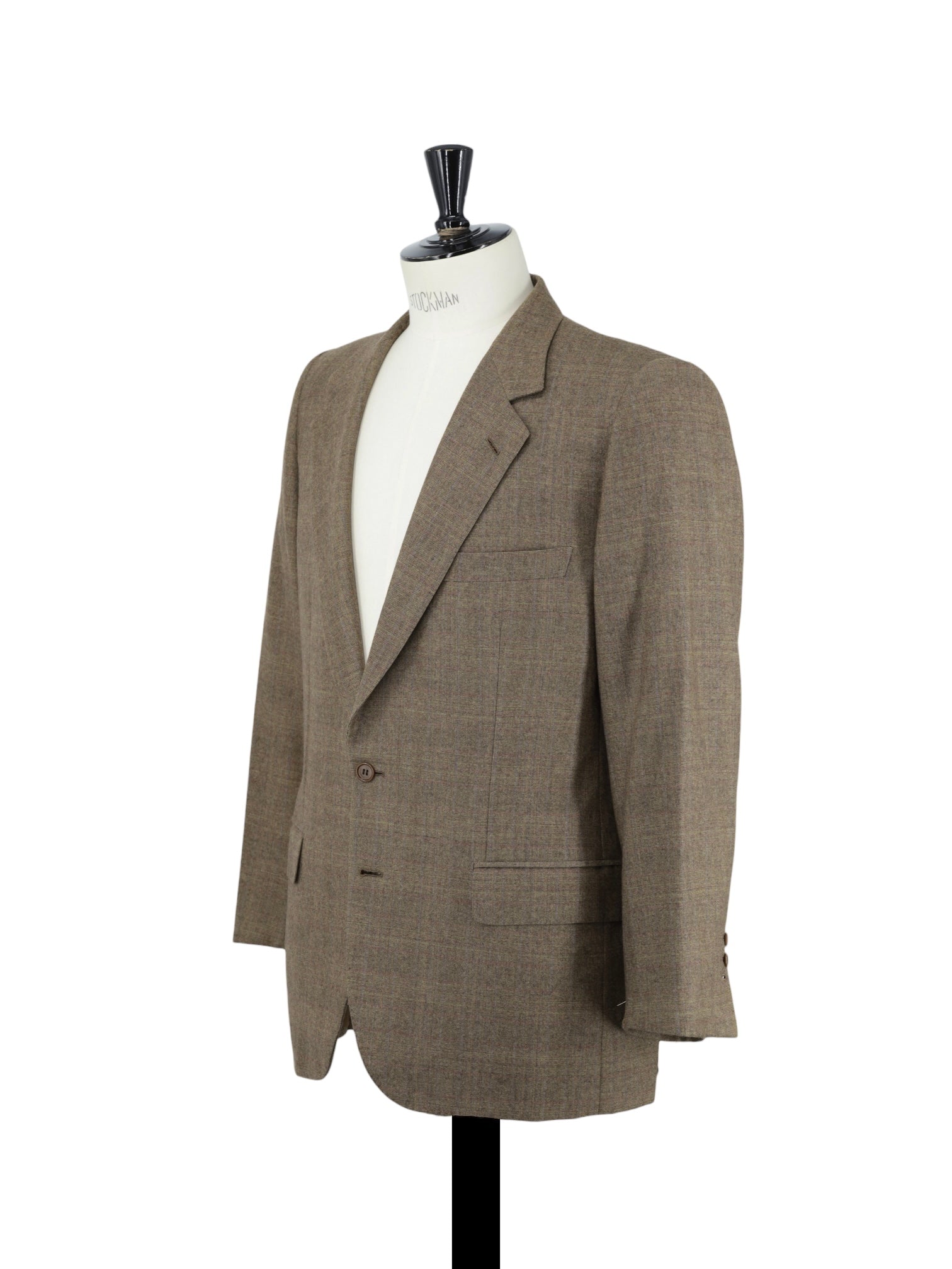 Brioni Brown Vintage Roman-Style Checkered Traiano Suit