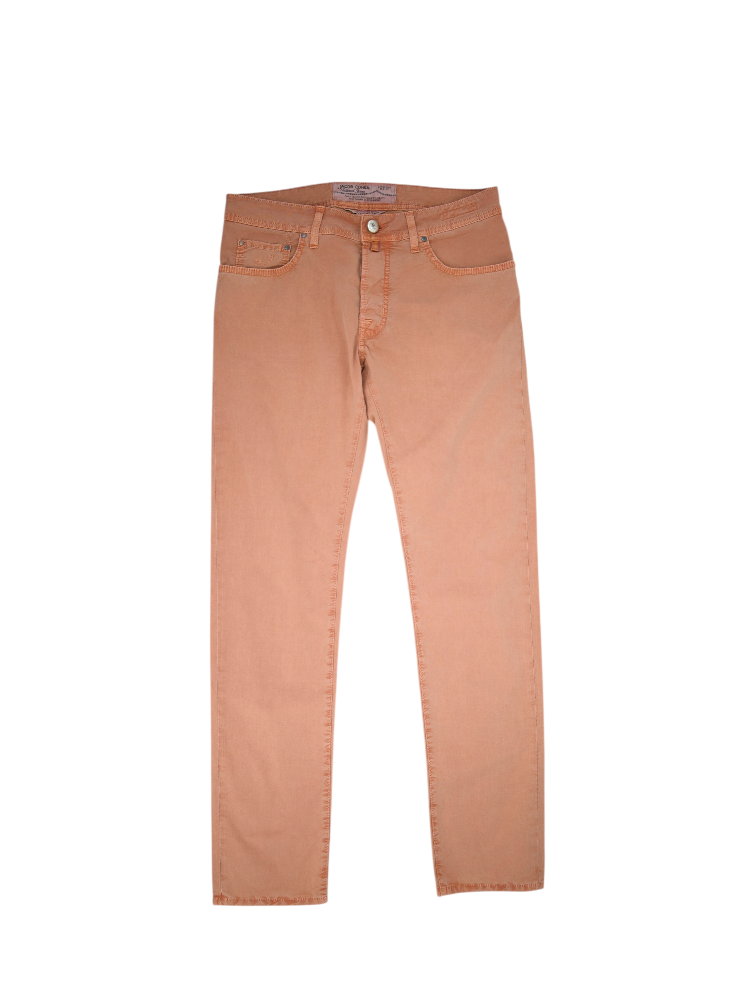 Jacob Cohen Seashell Pink 5-Pocket Cotton-Stretch 688 Chino