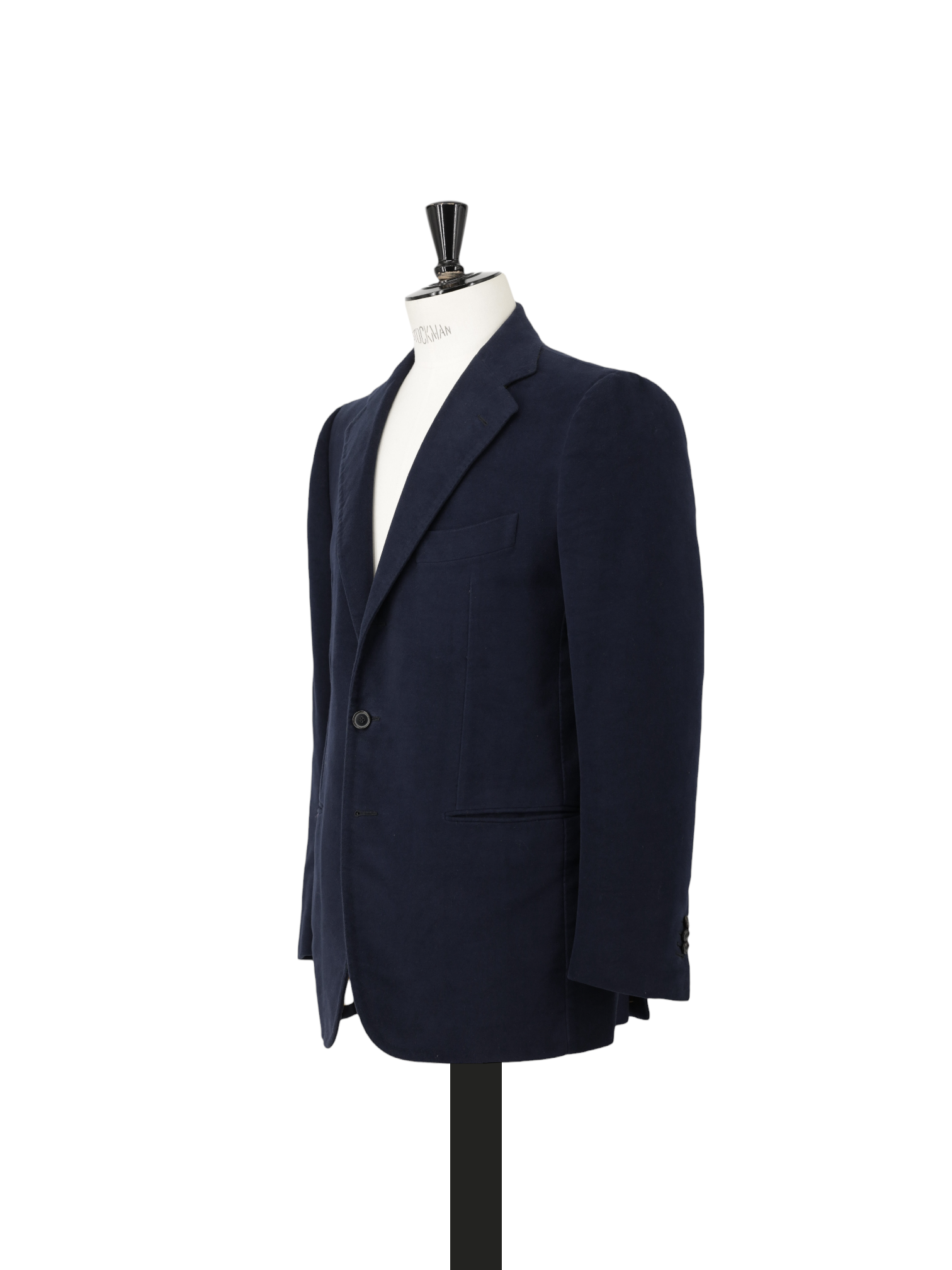 Cesare Attolini Navy Vintage Moleskin Cotton Jacket