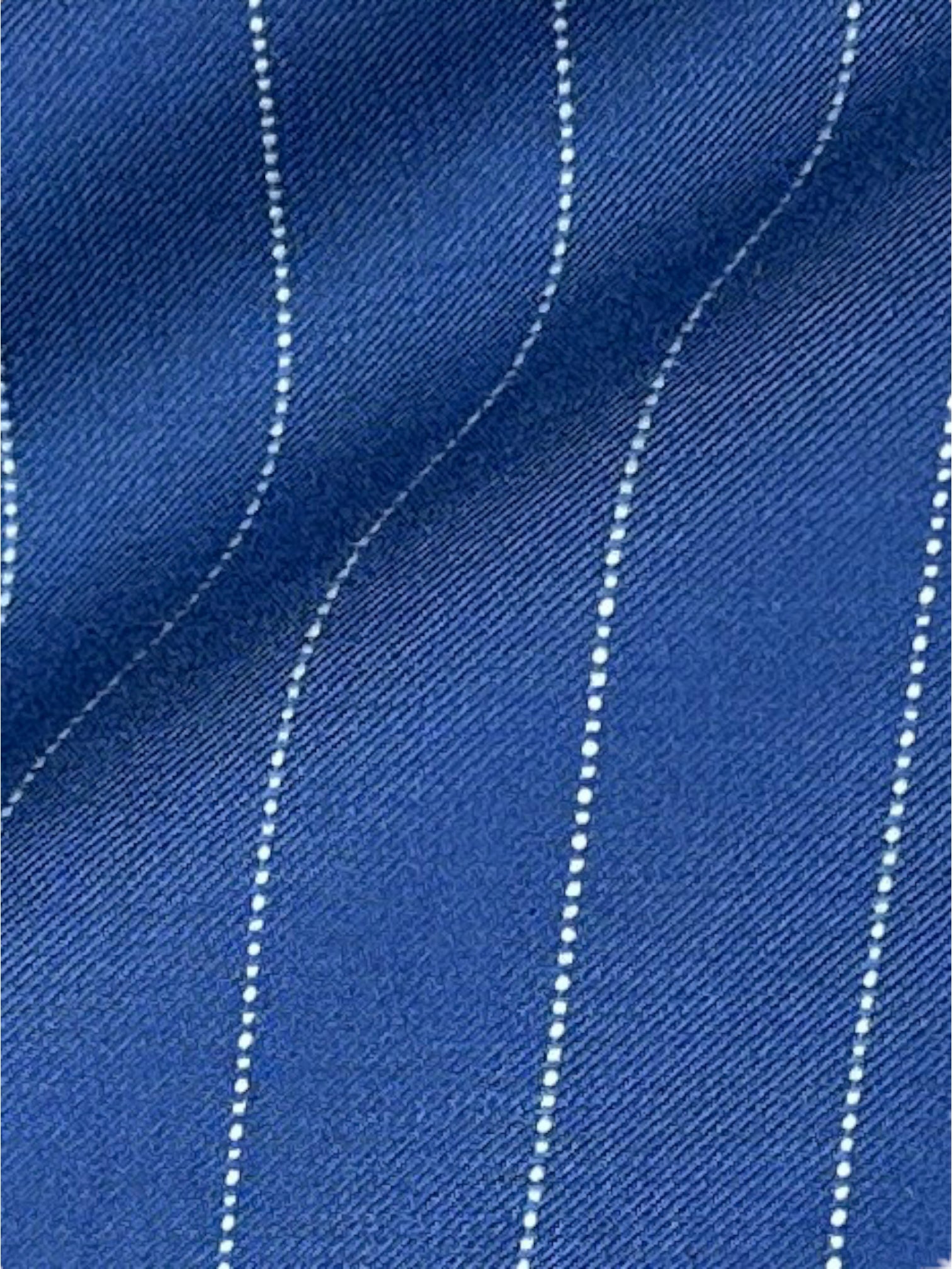 Caruso Royal Blue Boheme Pinstripe Suit + Extra Trousers