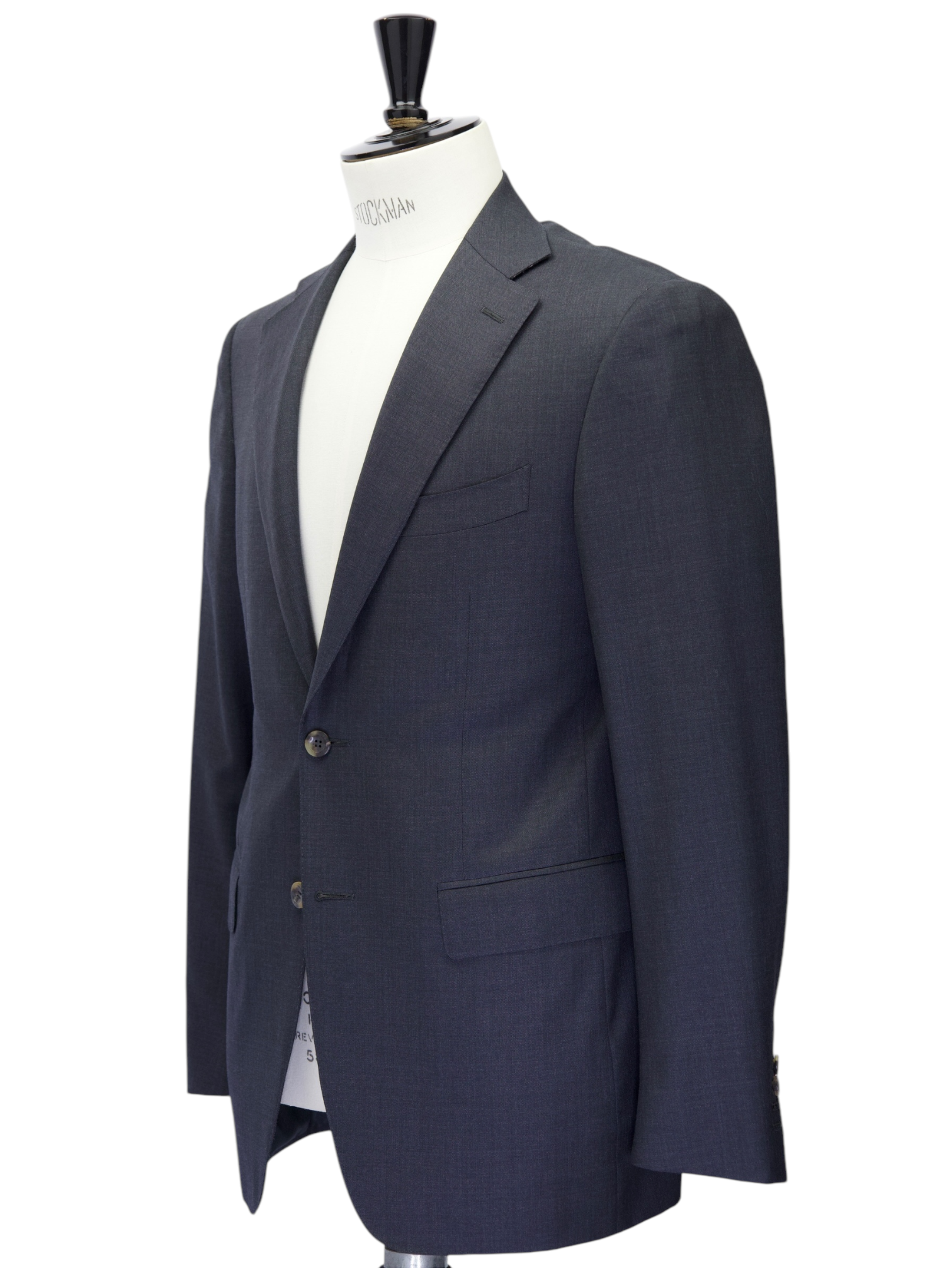 Canali Charcoal "Exclusive" Wool Suit + Extra Trousers