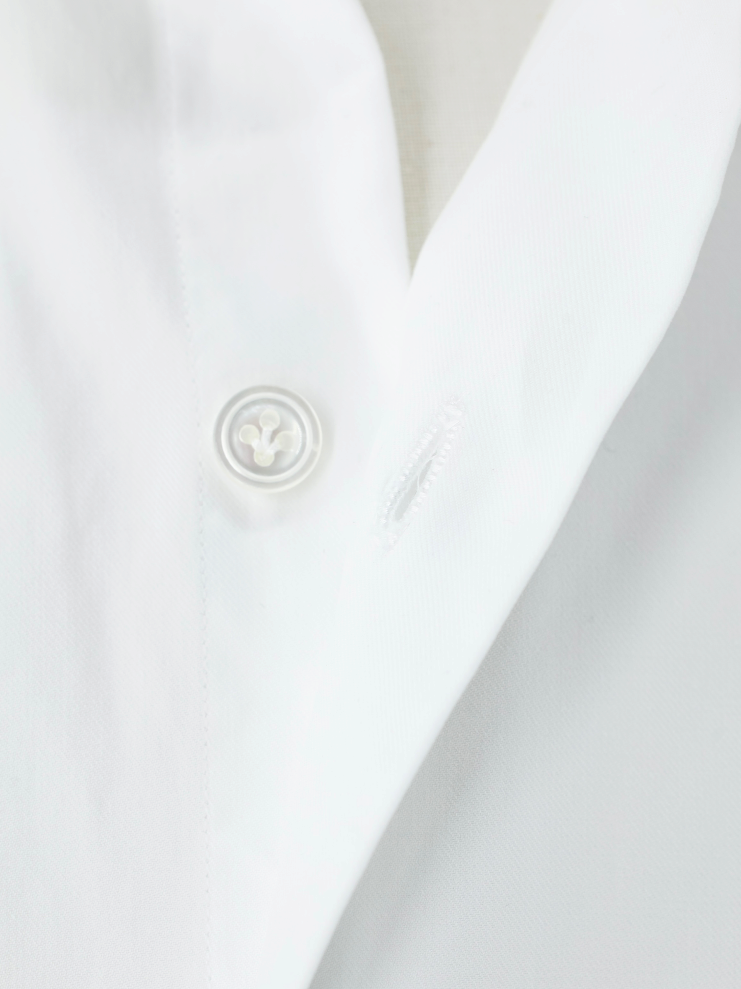 Finamore White Heavyweight-Cotton French-Cuff Shirt