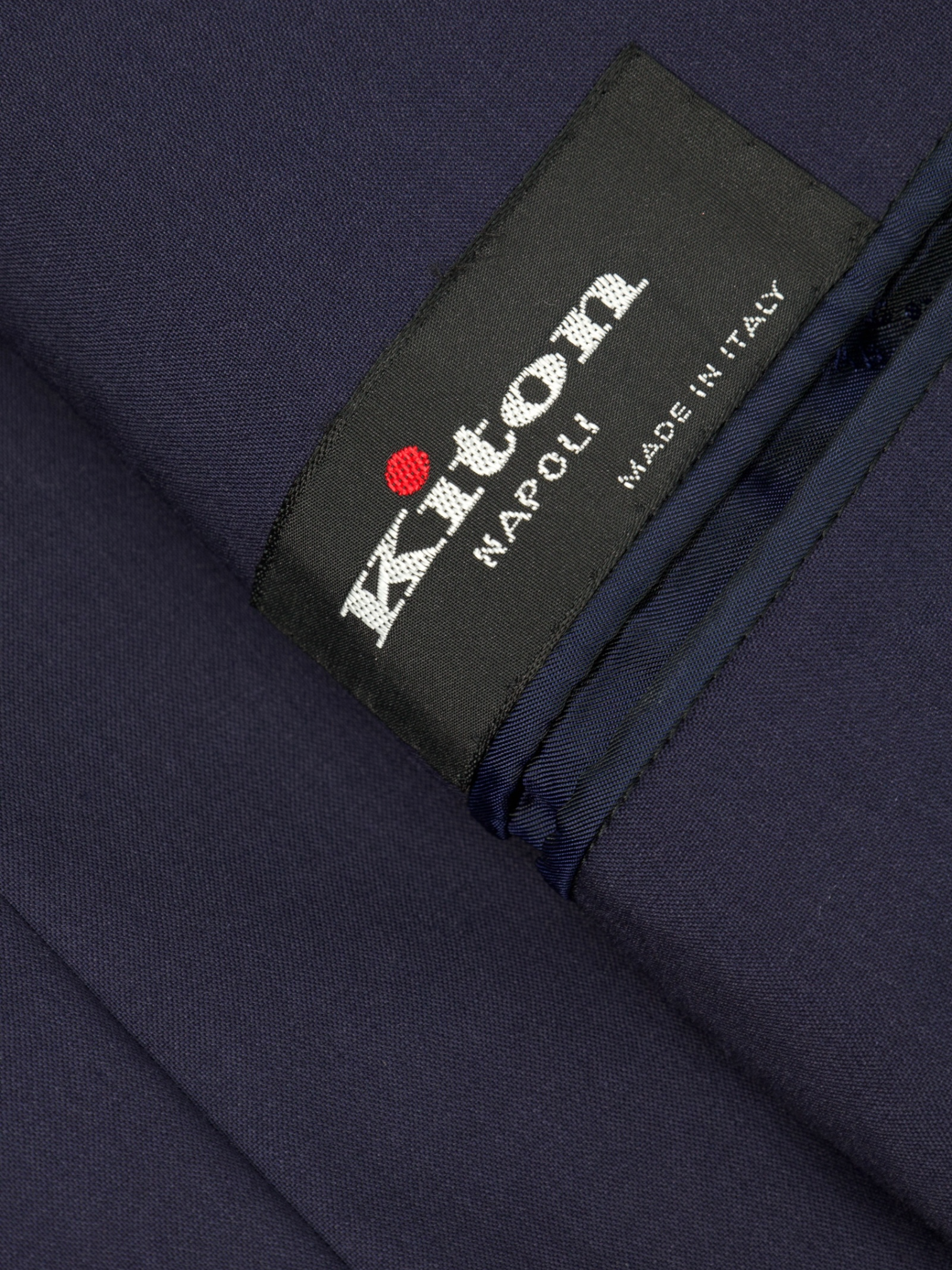 Kiton Navy Natural Stretch Cashmere Suit