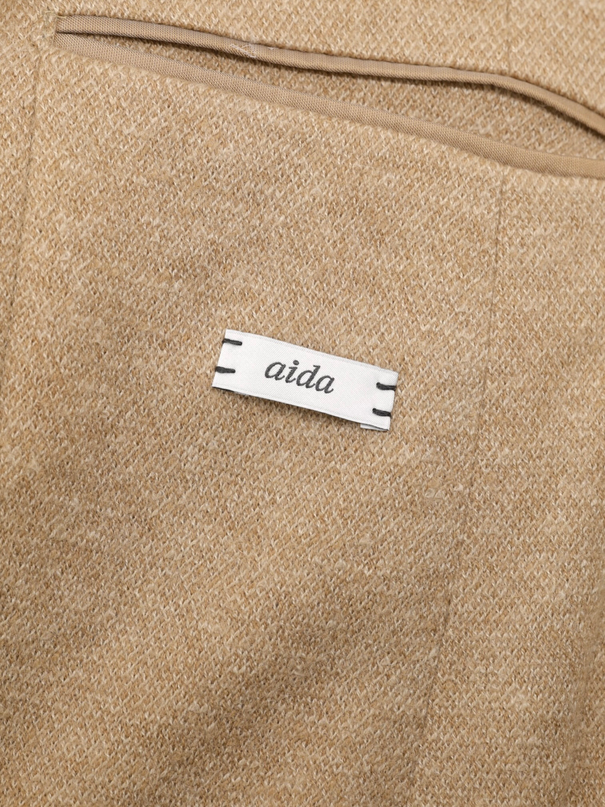 Caruso Light Brown Pure Camel Micro-Structure "Aida" Jacket