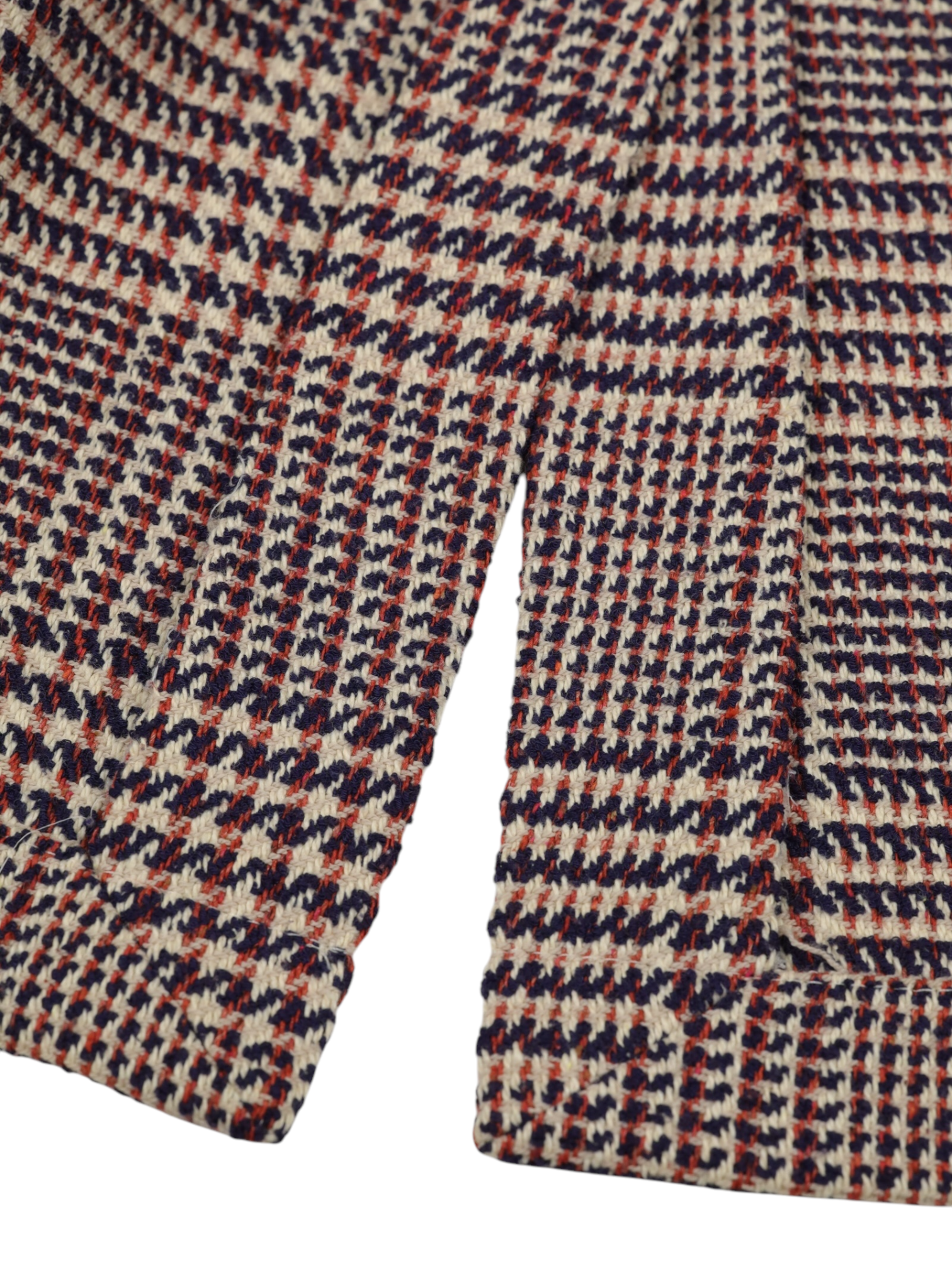 Eleventy Light Brown Tweed Double-Breasted Prince of Wales Jacket