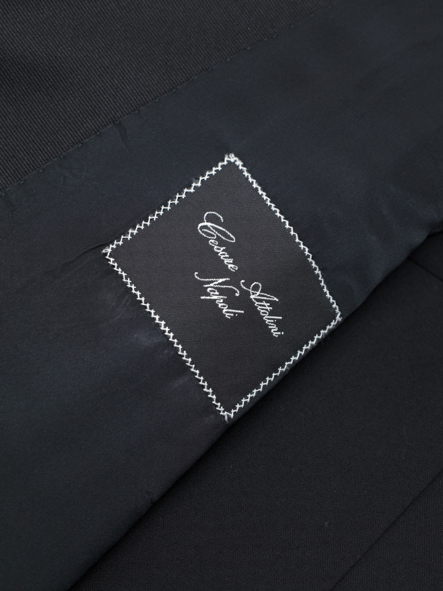 Cesare Attolini Black Super 120's Wool Neapolitan Tuxedo