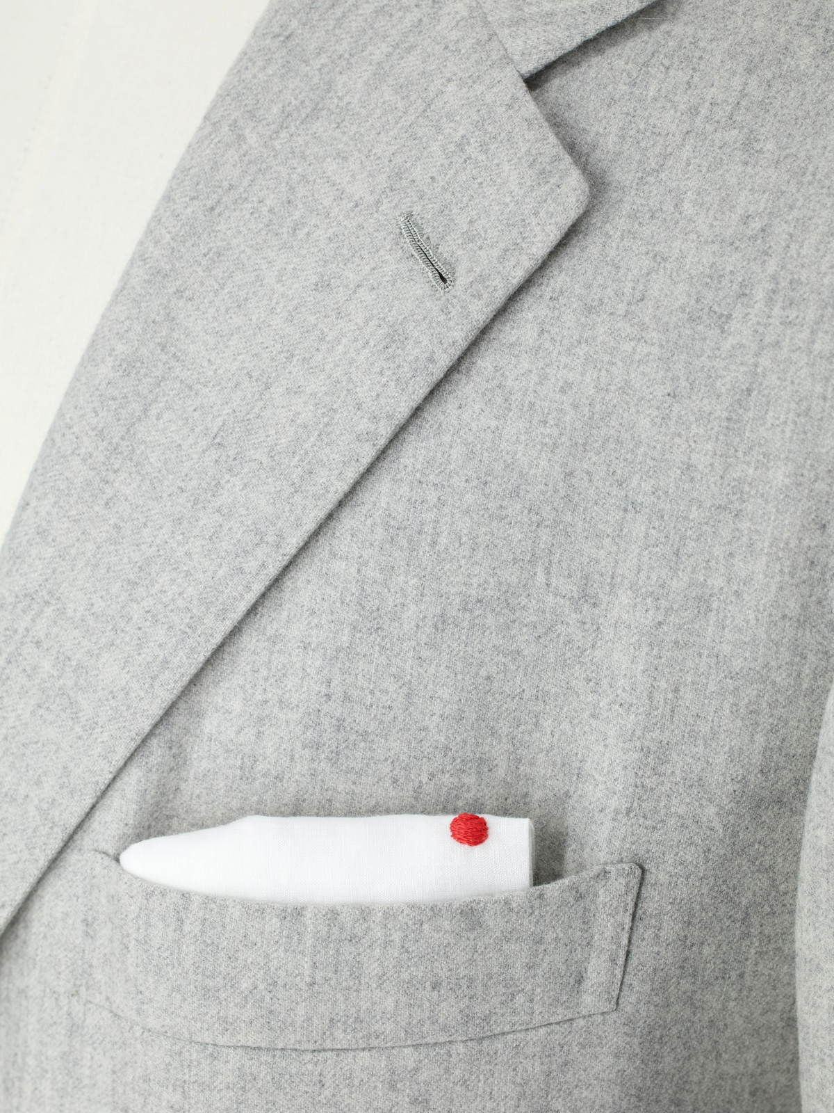 Kiton Light Marbled-Grey Pure Cashmere Sartorial Winter Suit