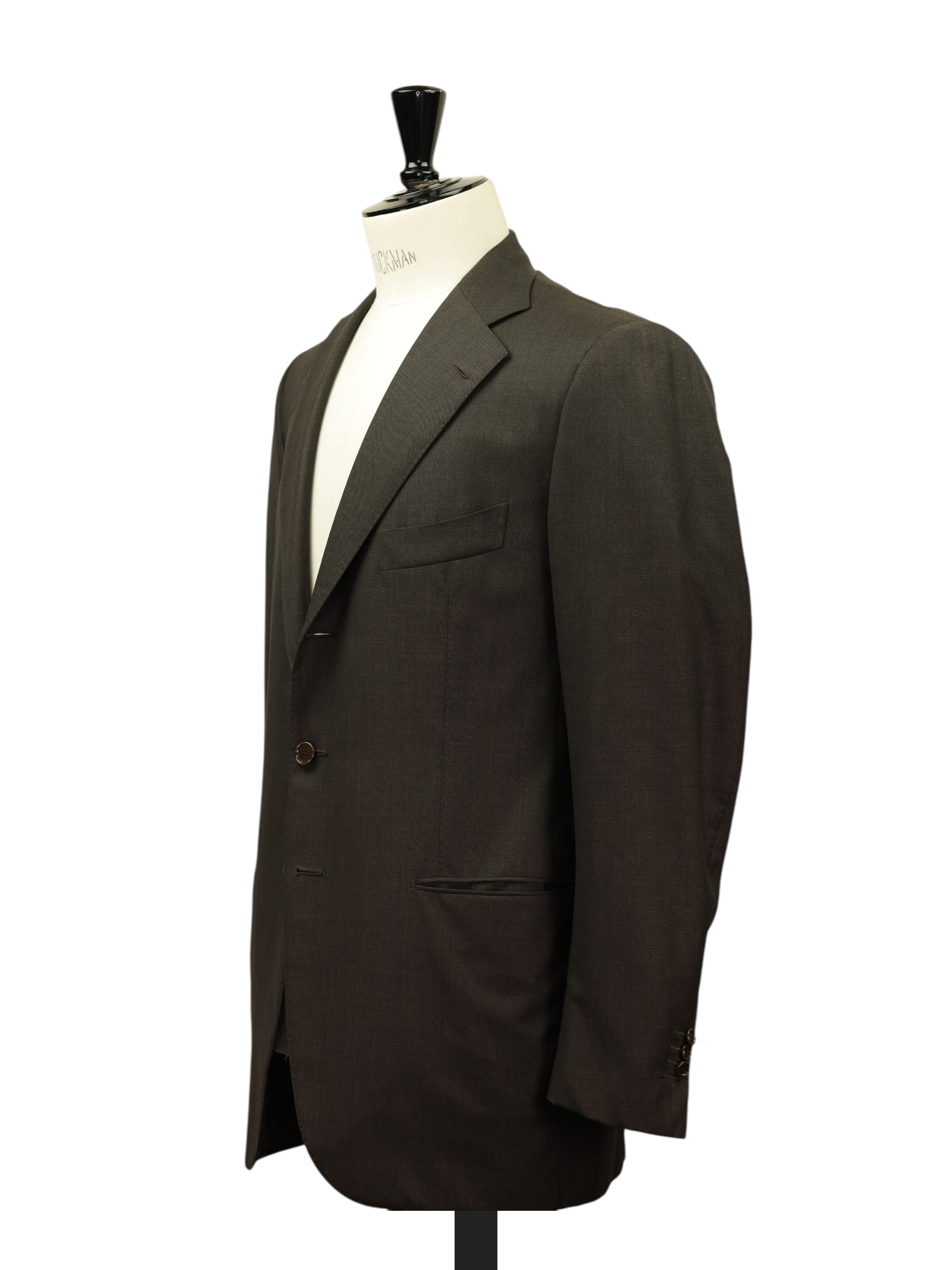 Cesare Attolini Deep Dark-Brown Fine-Wool Essential Jacket