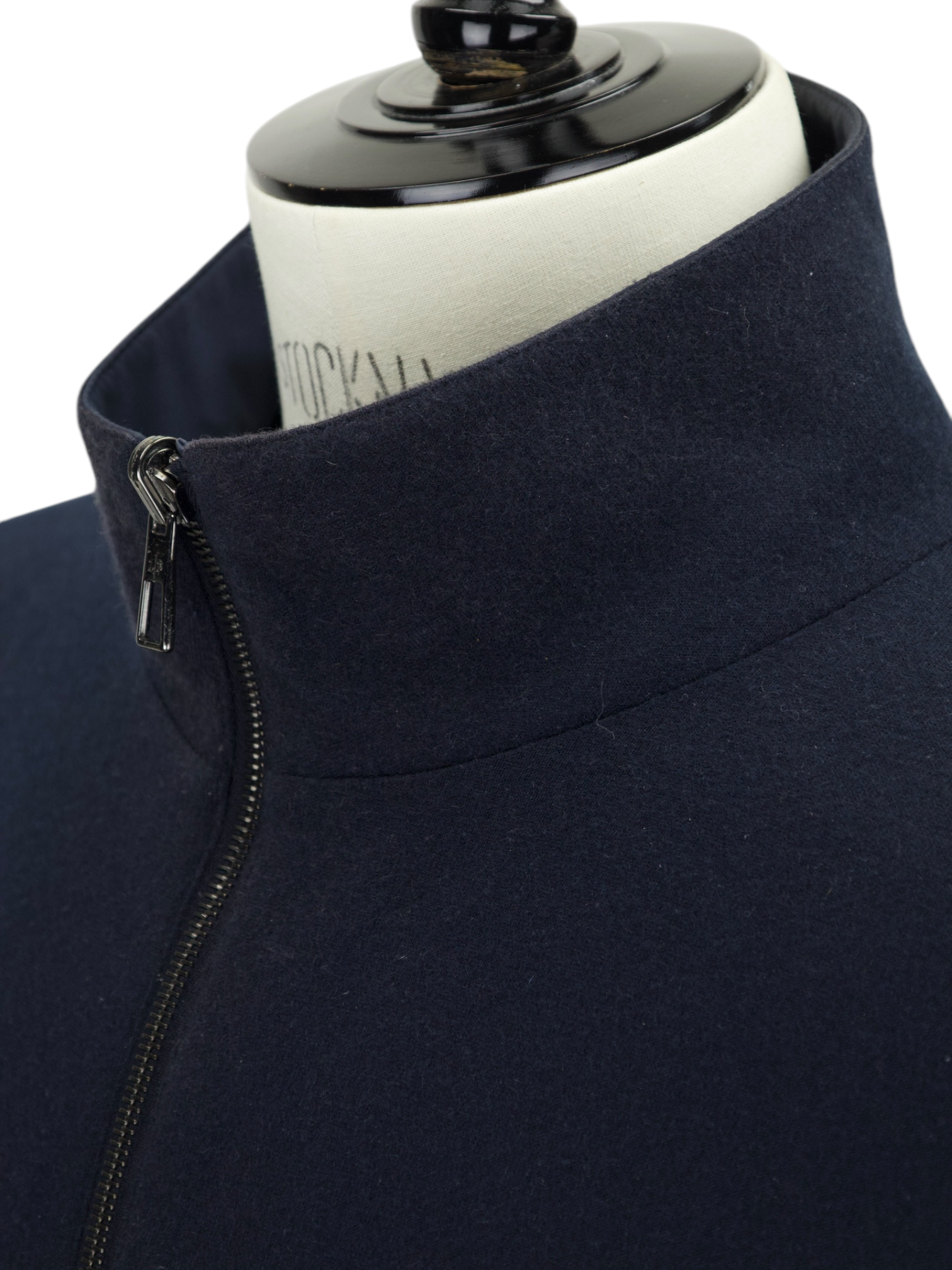 Loro Piana Navy Reversible Cashmere & Green Storm System Windmate Bomber Jacket