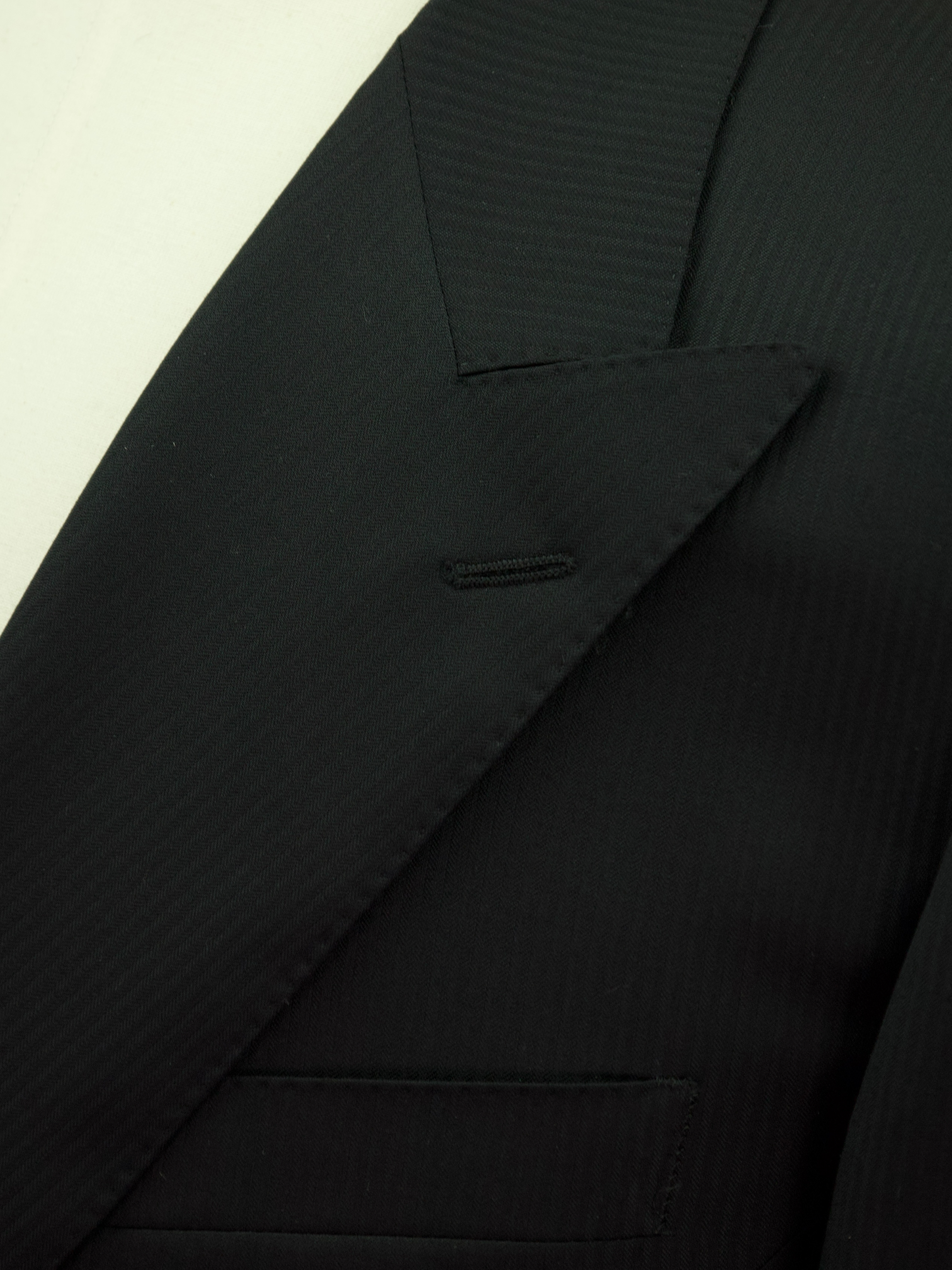 Canali Black & Grey Super 120's Traditional Micro-Herringbone Morning Suit