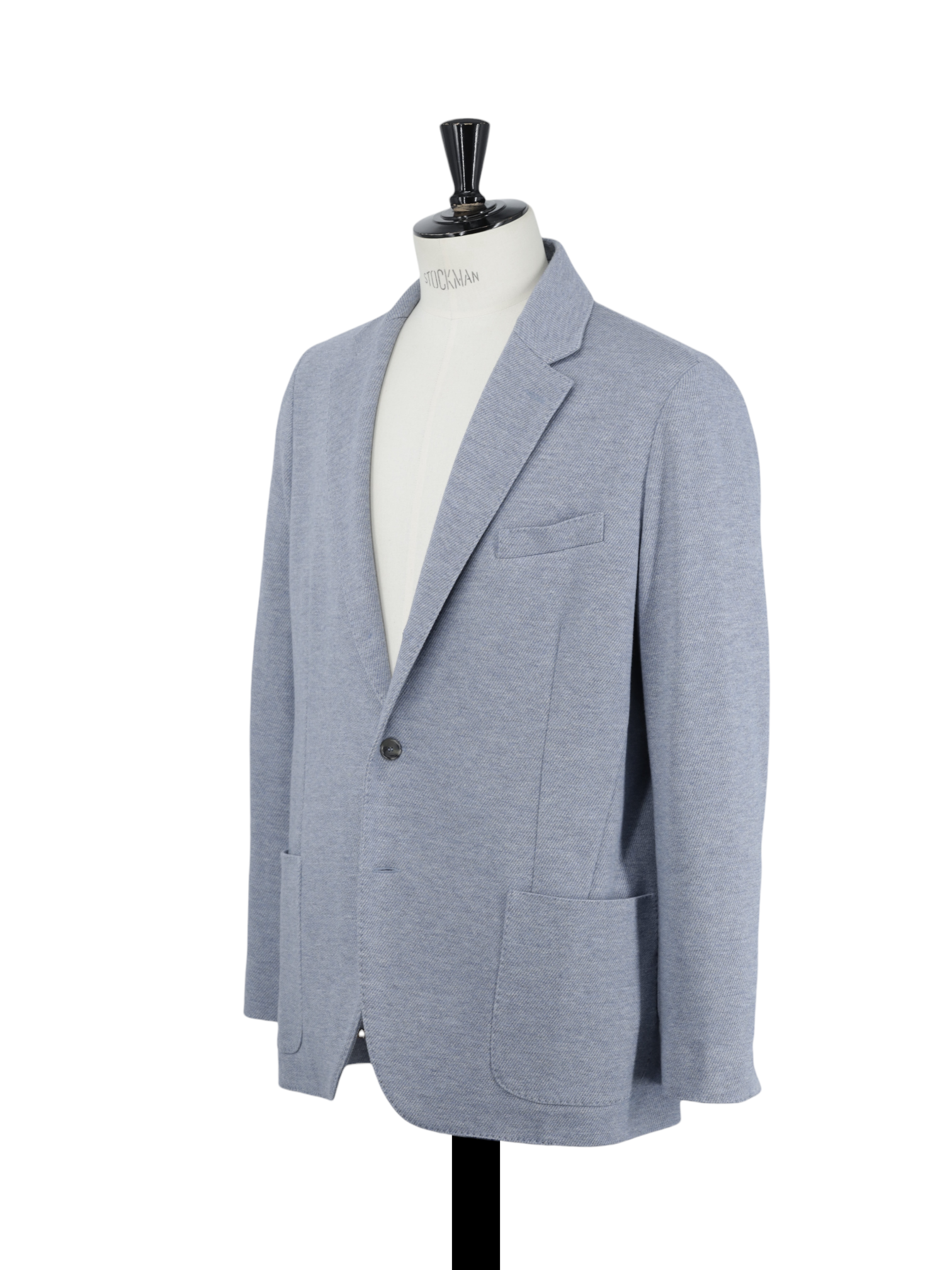 Mandelli Steel Grey Wool & Cotton Knitted Jacket