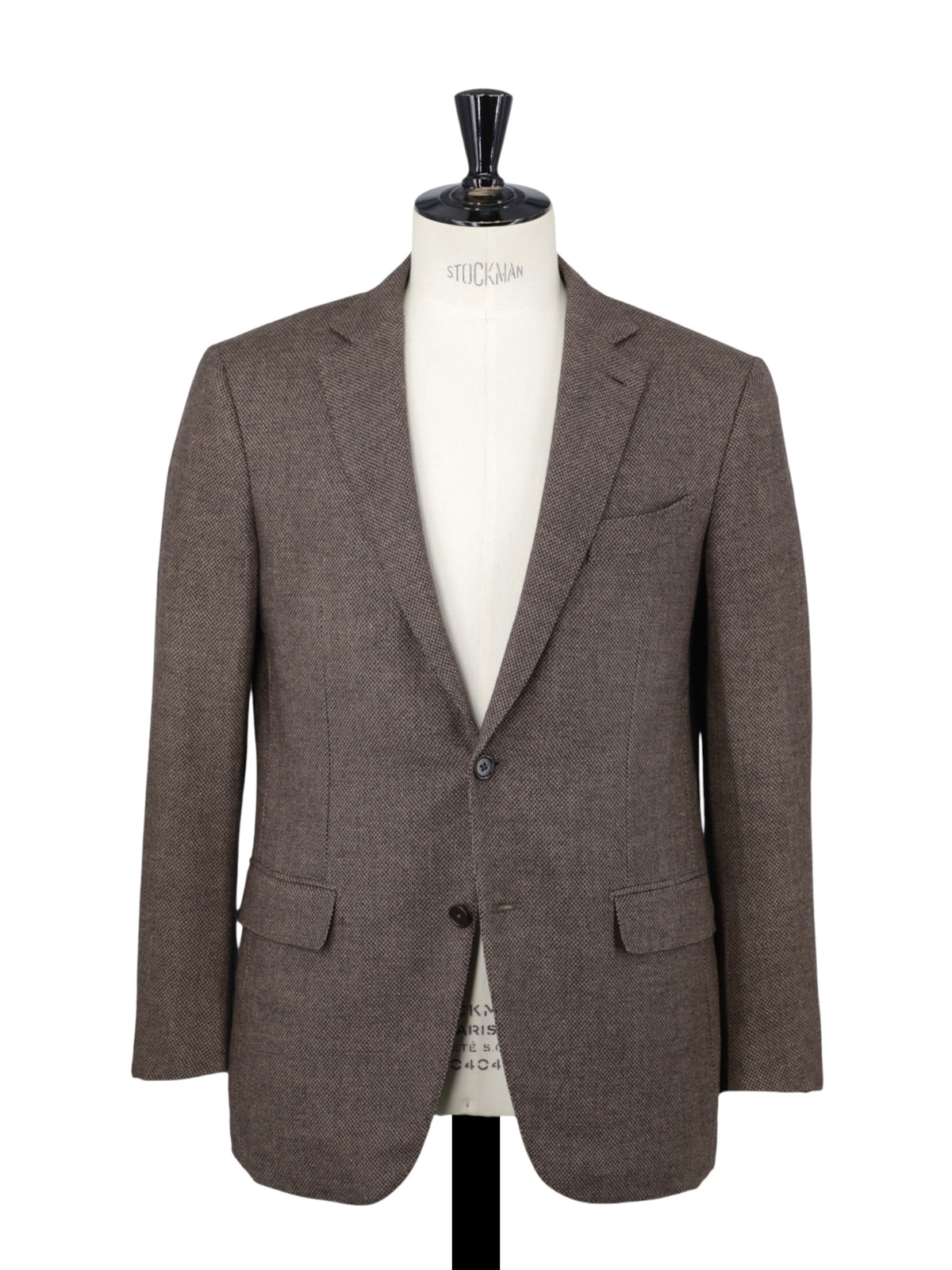 Ermenegildo Zegna Brown Wool, Silk & Cashmere "Mila Zero" Jacket