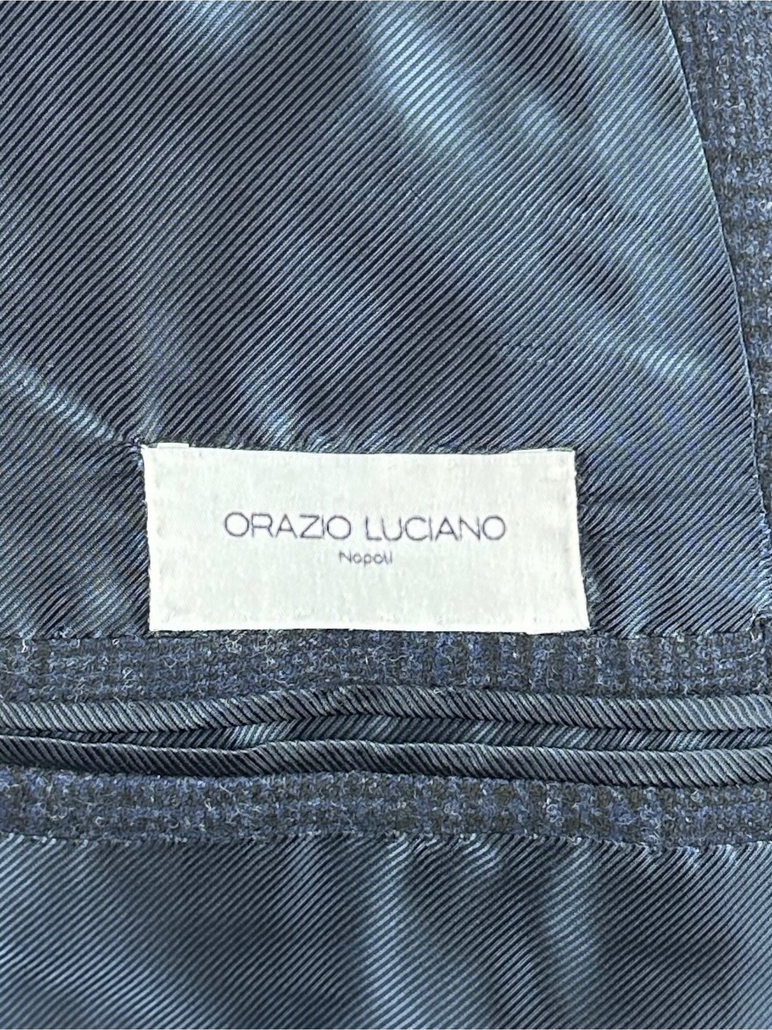 Orazio Luciano Blue Prince de Galles Jacket