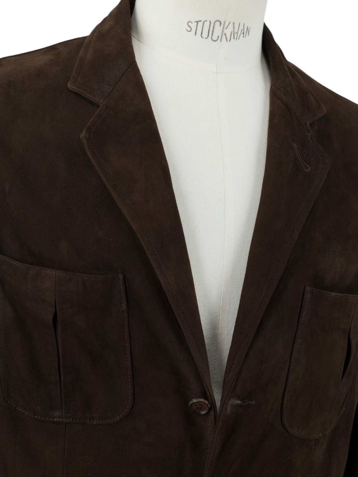 Ralph Lauren Dark Brown Suede Fieldjacket Blazer Jacket