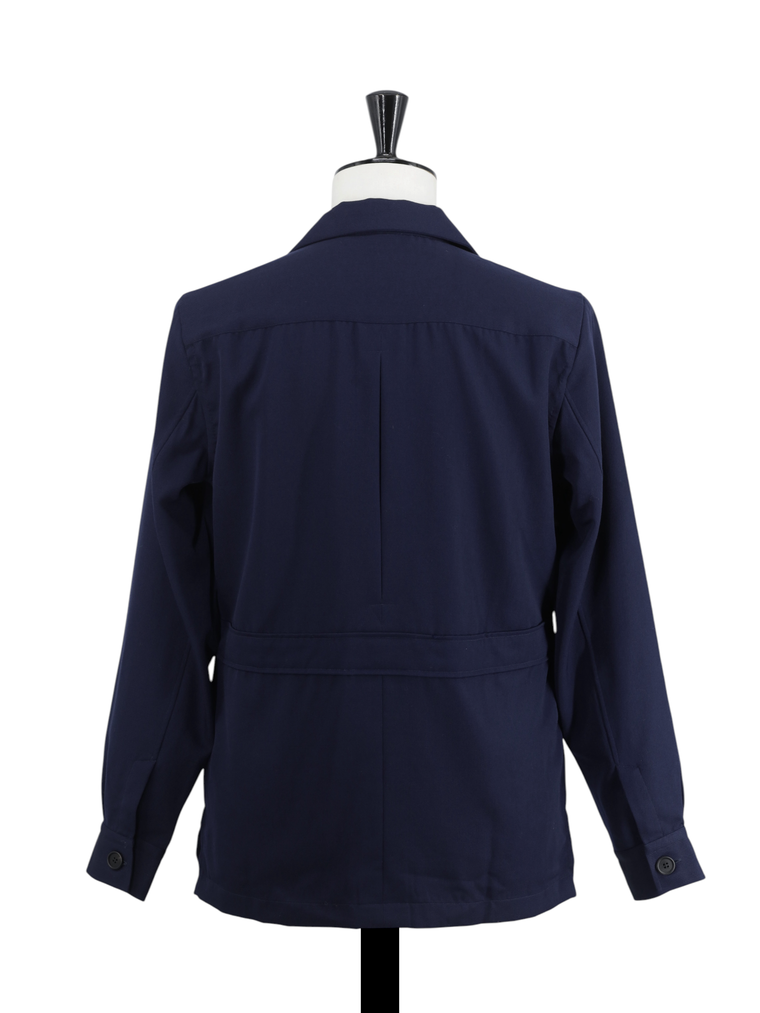 100 Hands Navy Hardy Minnis Fresco-Wool Contrast-Stitched Traveller Jacket