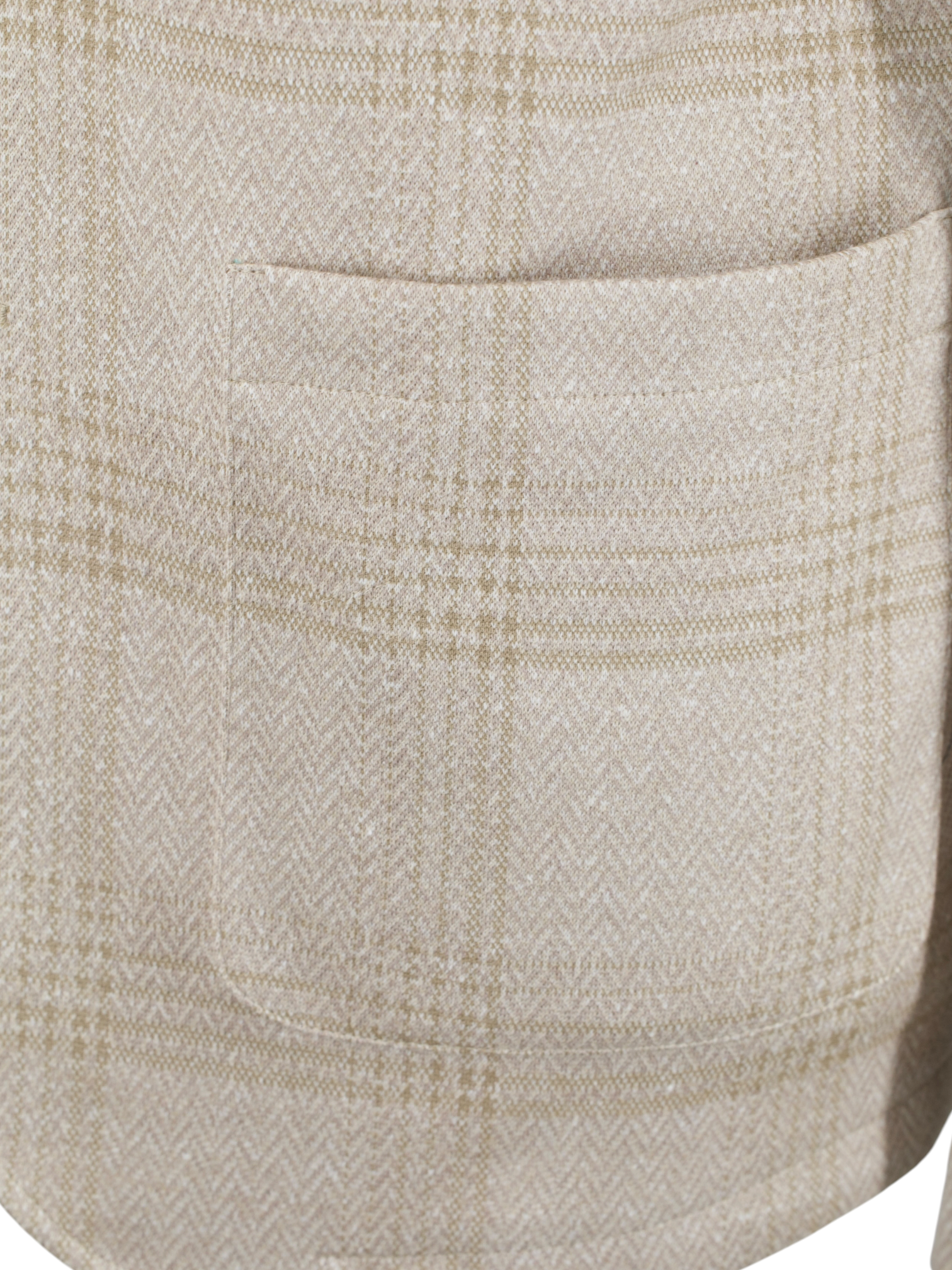 Maurizio Baldassari Sand Cotton, Silk & Linen Stand-Collar Jacket