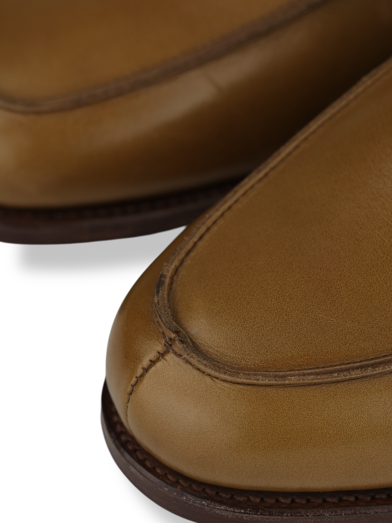 John Lobb Cognac Brown Campus Leather Penny Loafer