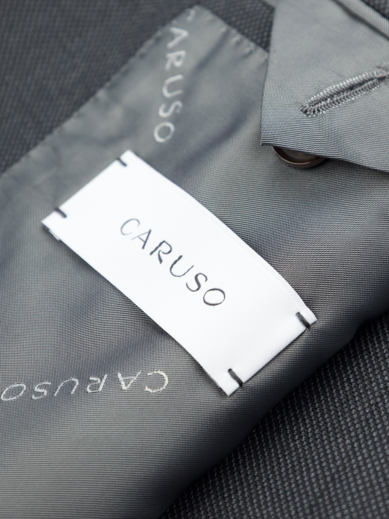 Caruso Anthracite Super 150's "Australis" Birdseye Boheme Suit + Extra Trousers