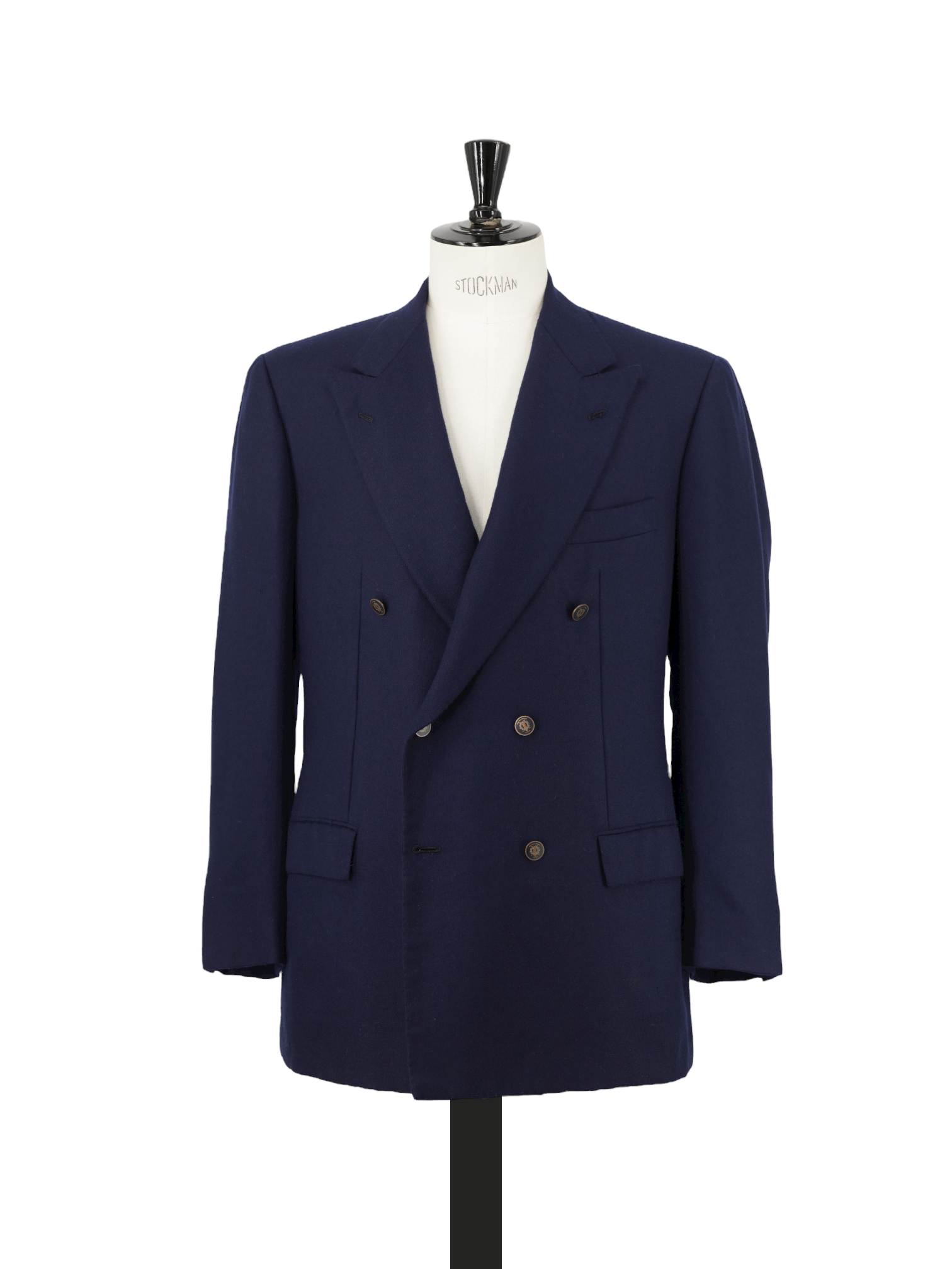 Kiton Navy Cashmere Double Breasted "The Old Course" Golfclub Jacket