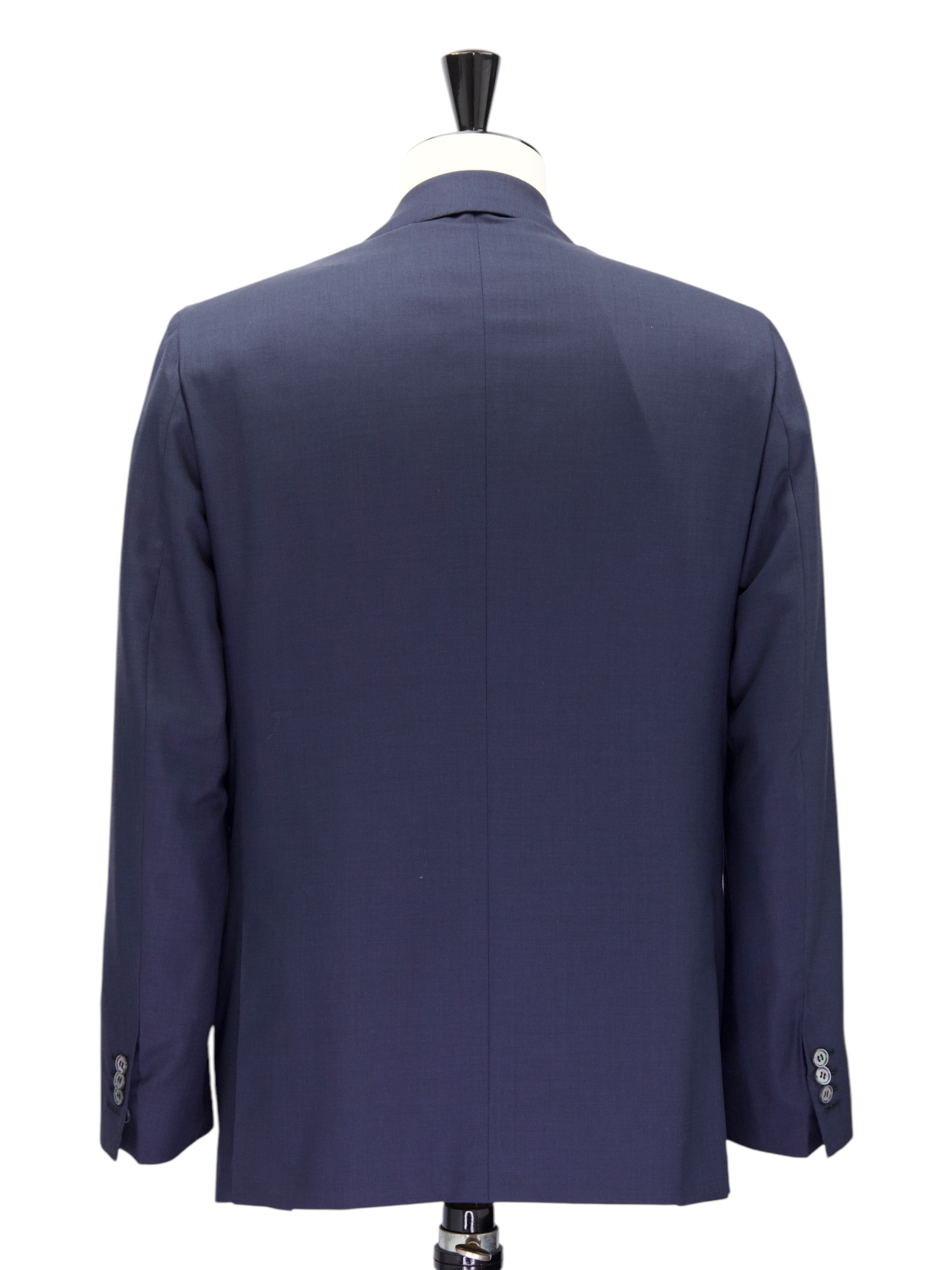 Kiton Dark Blue Diamante Blue "Tessuto Esclusivo" Suit + Extra Trousers