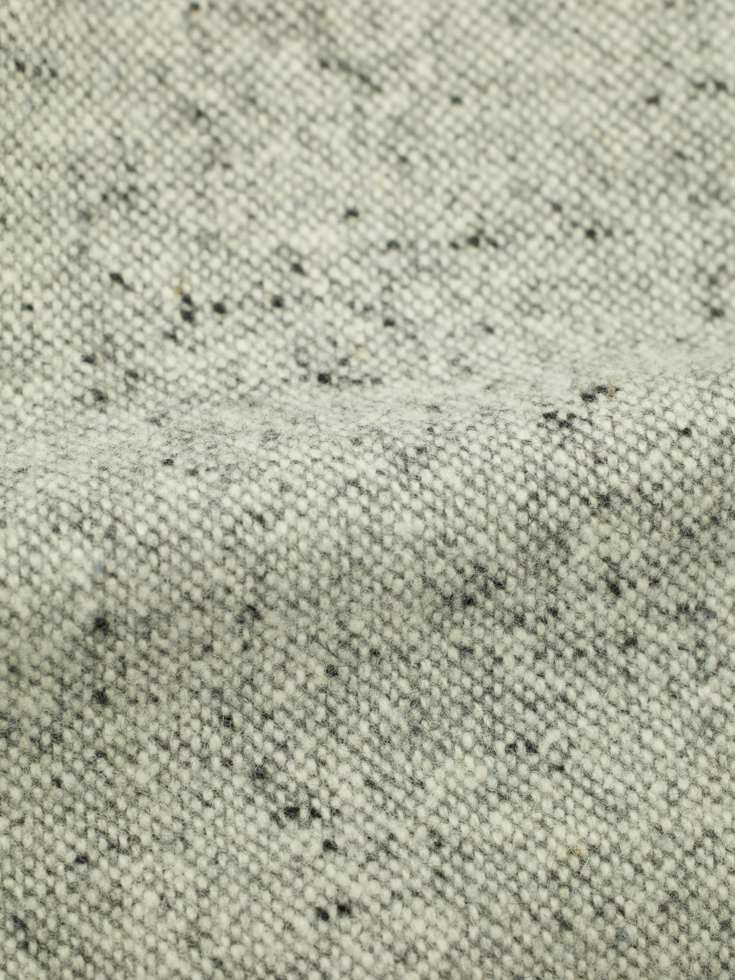 Corneliani Light Grey Vintage Speckled-Wool Carcoat