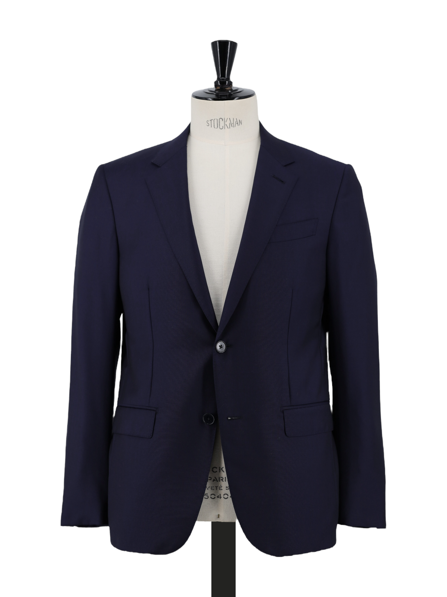Ermenegildo Zegna Navy Trofeo Micro-Pattern Milano Easy Suit
