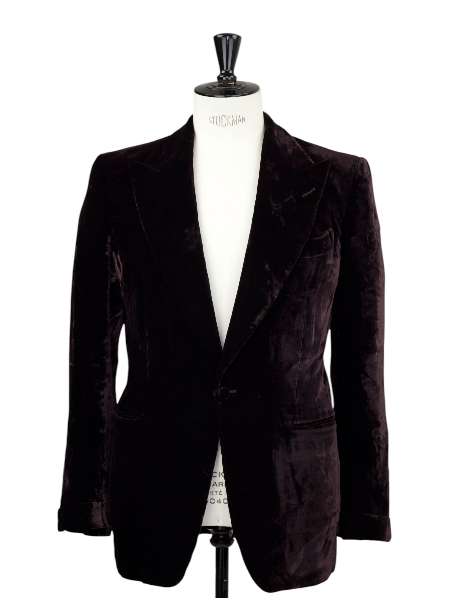 Tom Ford Aubergine Viscose-Blend Velvet Wetherby Jacket