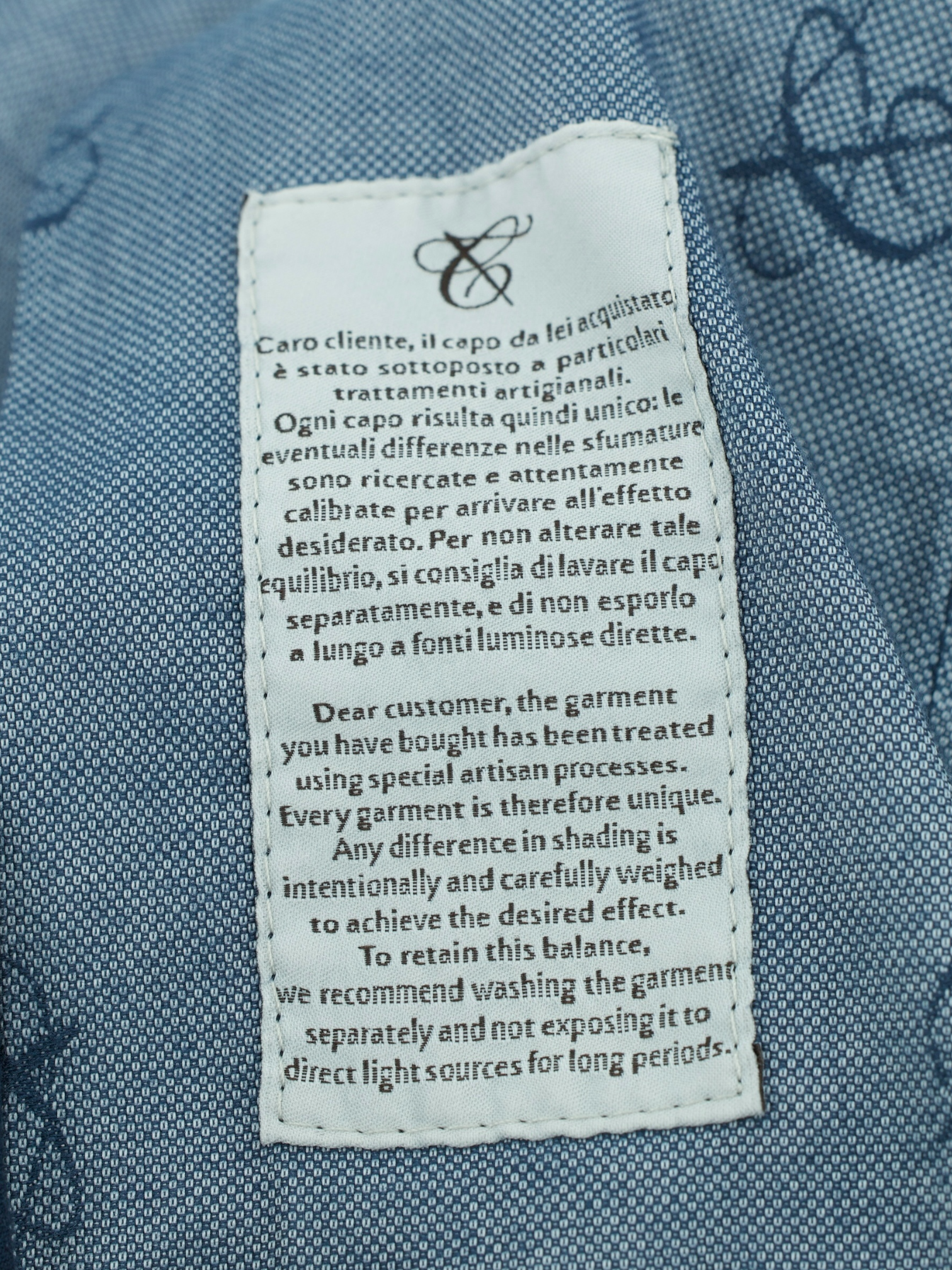 Canali Dark Blue Cotton Stretch Tapered Dress Chino