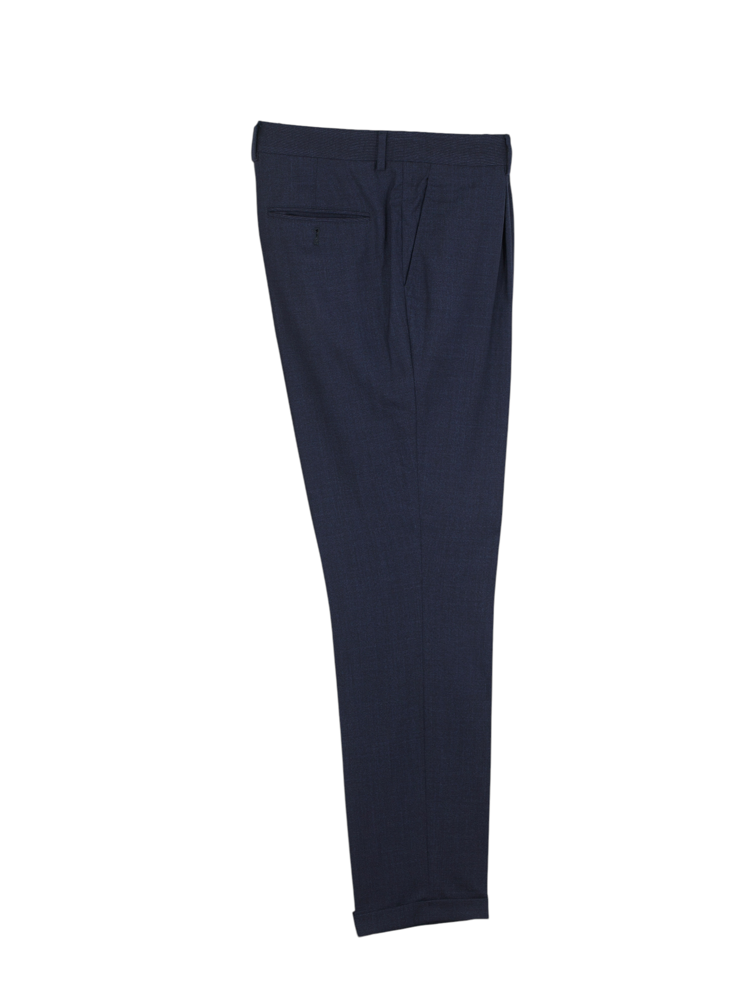 Brunello Cucinelli Dark Blue Wool-Blend Pinpoint Suit