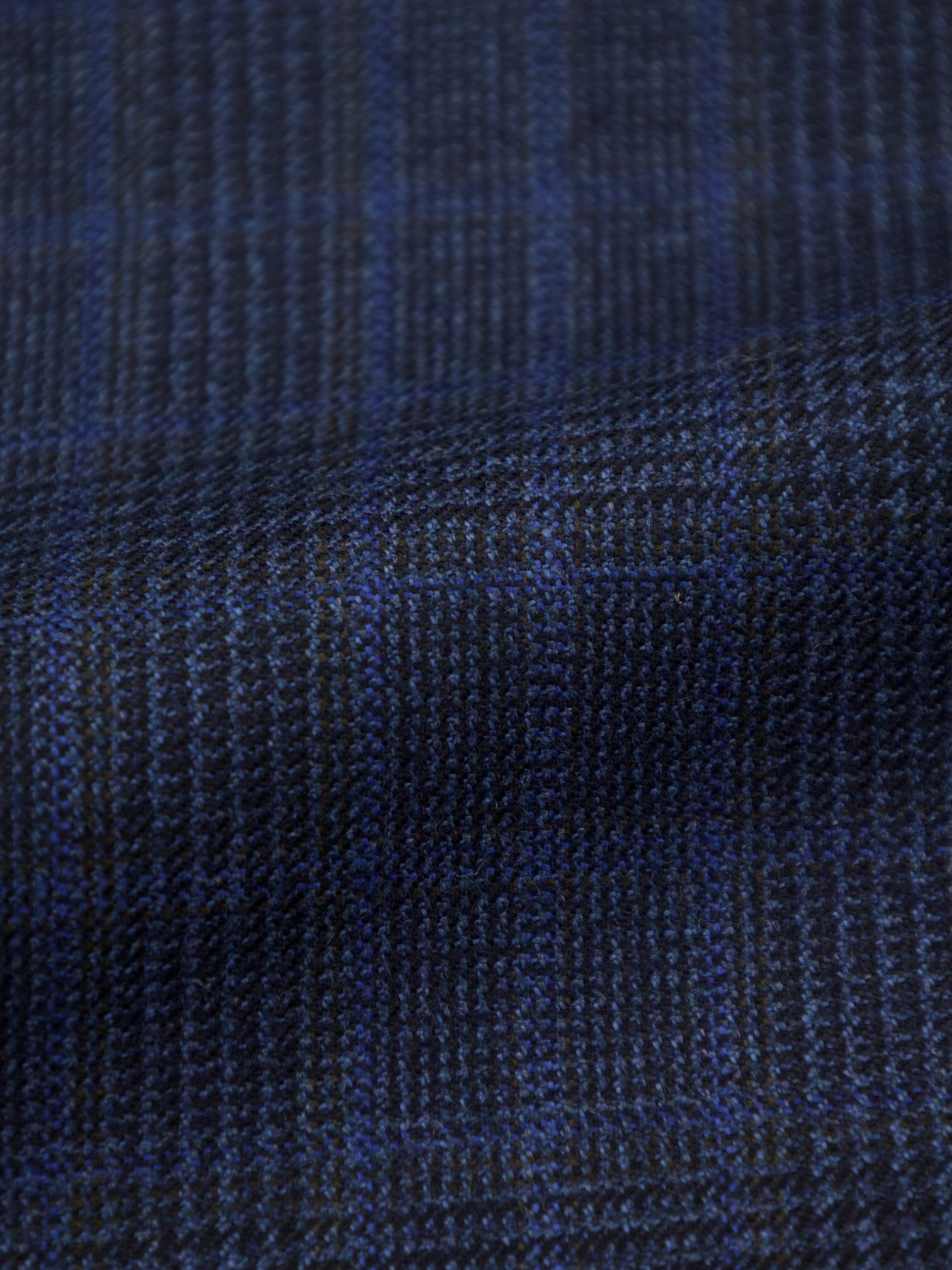 Cesare Attolini Royal Blue Check Jacket