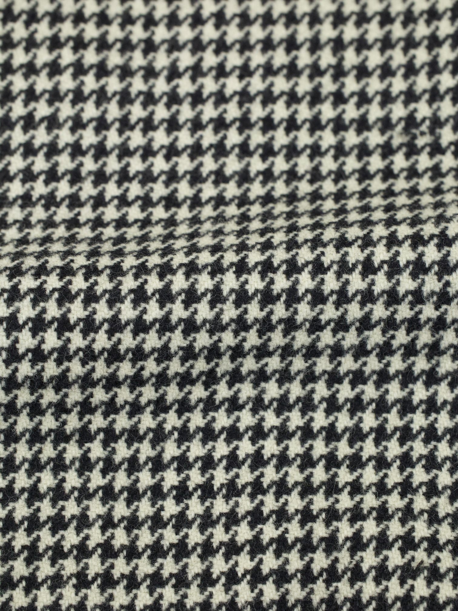Cesare Attolini Black & White Wool-Cashmere Pied de Poule Jacket