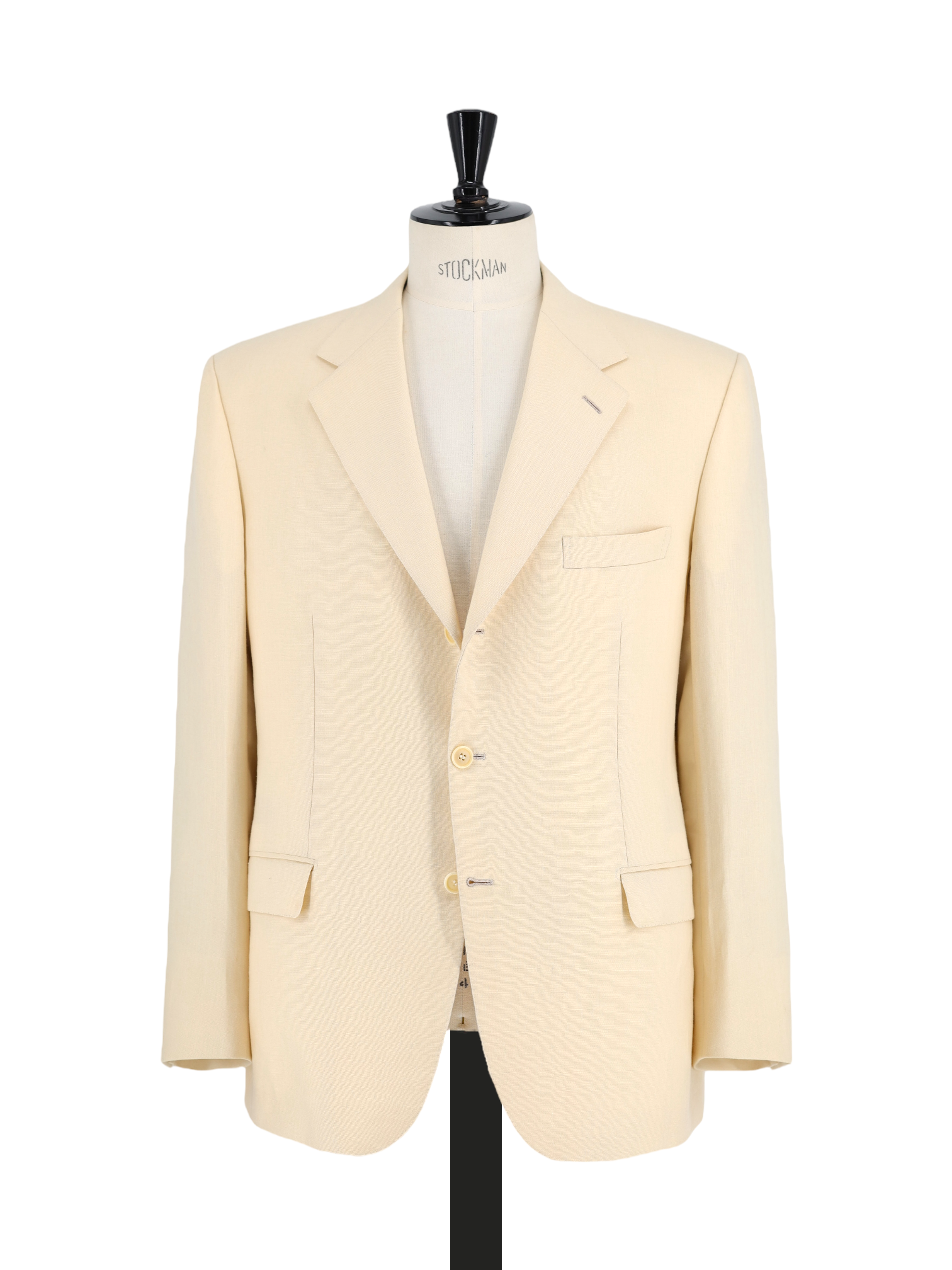 Brioni Ivory Pure Linen Palatino Summer Suit
