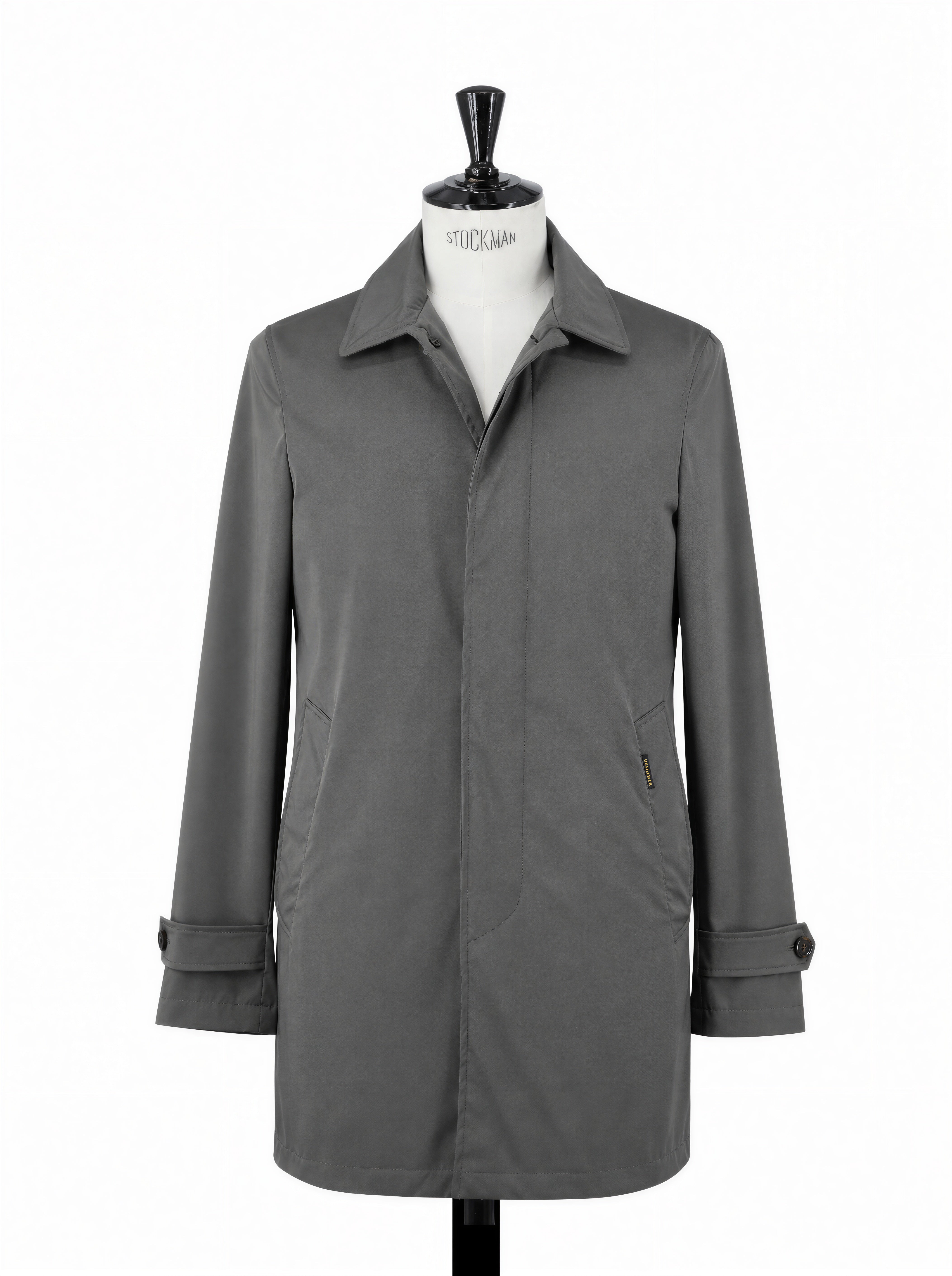 MooRER Warm Grey Waterrepellent "Vittor-TJ" Carcoat