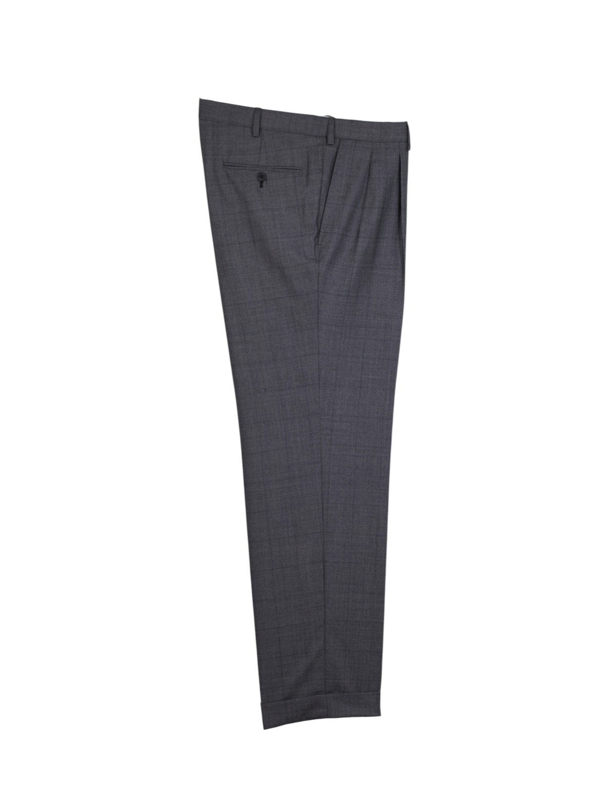 Brioni Grey Fine-Wool Timeless Birdseye & Windowpane Secolo Suit