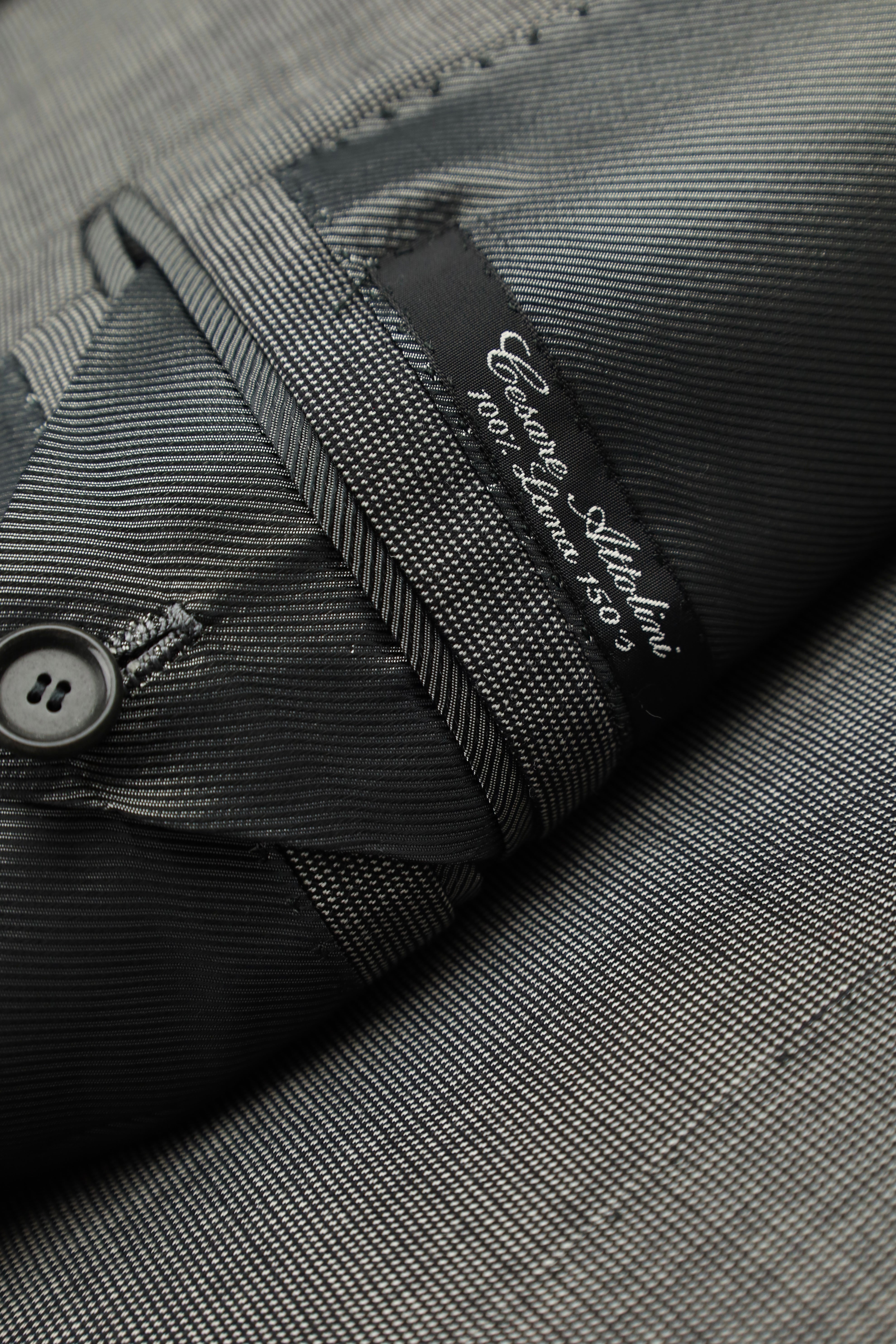 Cesare Attolini Grey Super 150's Birdseye Suit
