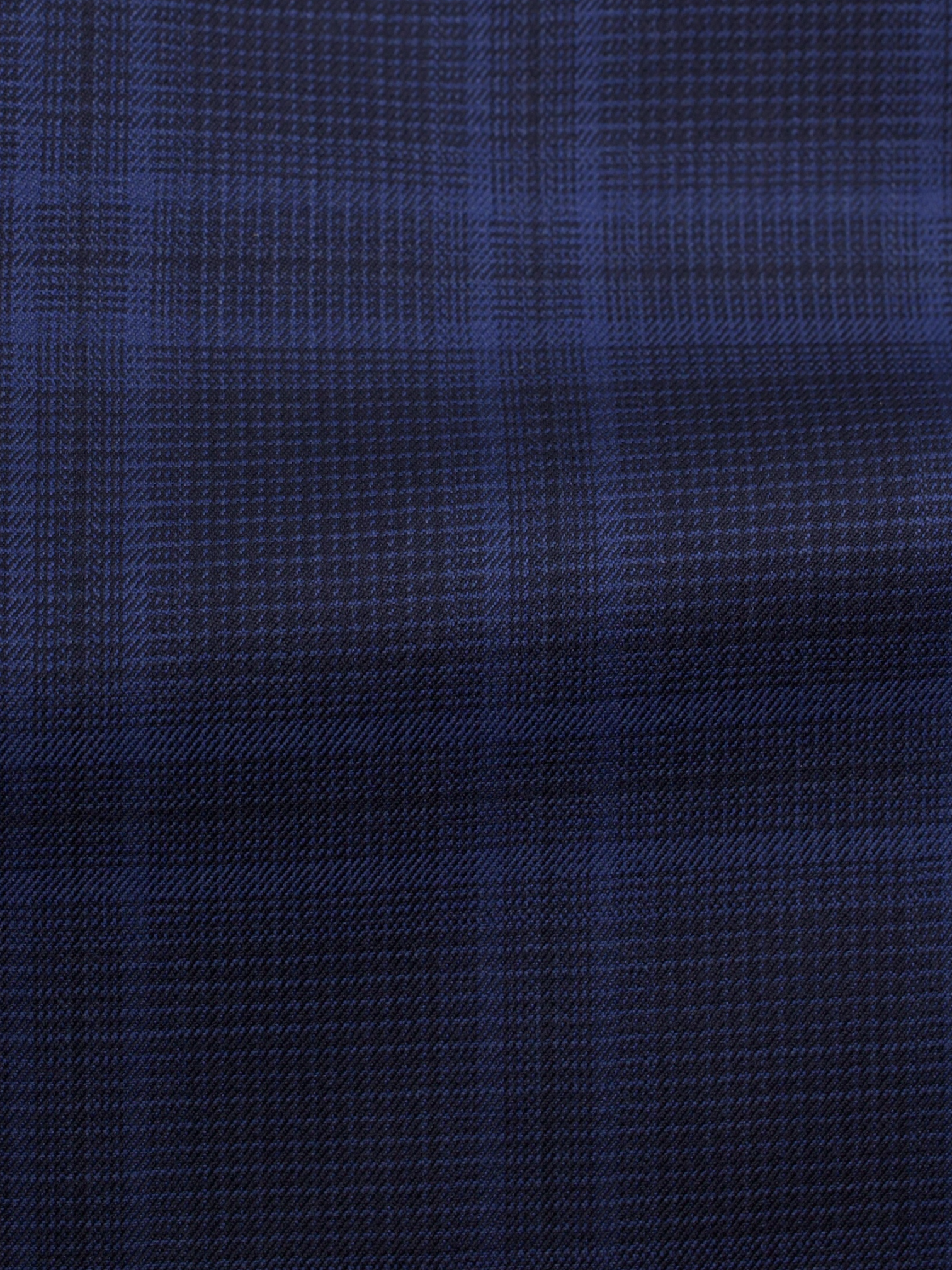 Brioni Dark Blue Fine-Wool Multi-Windowpane Brunico Suit