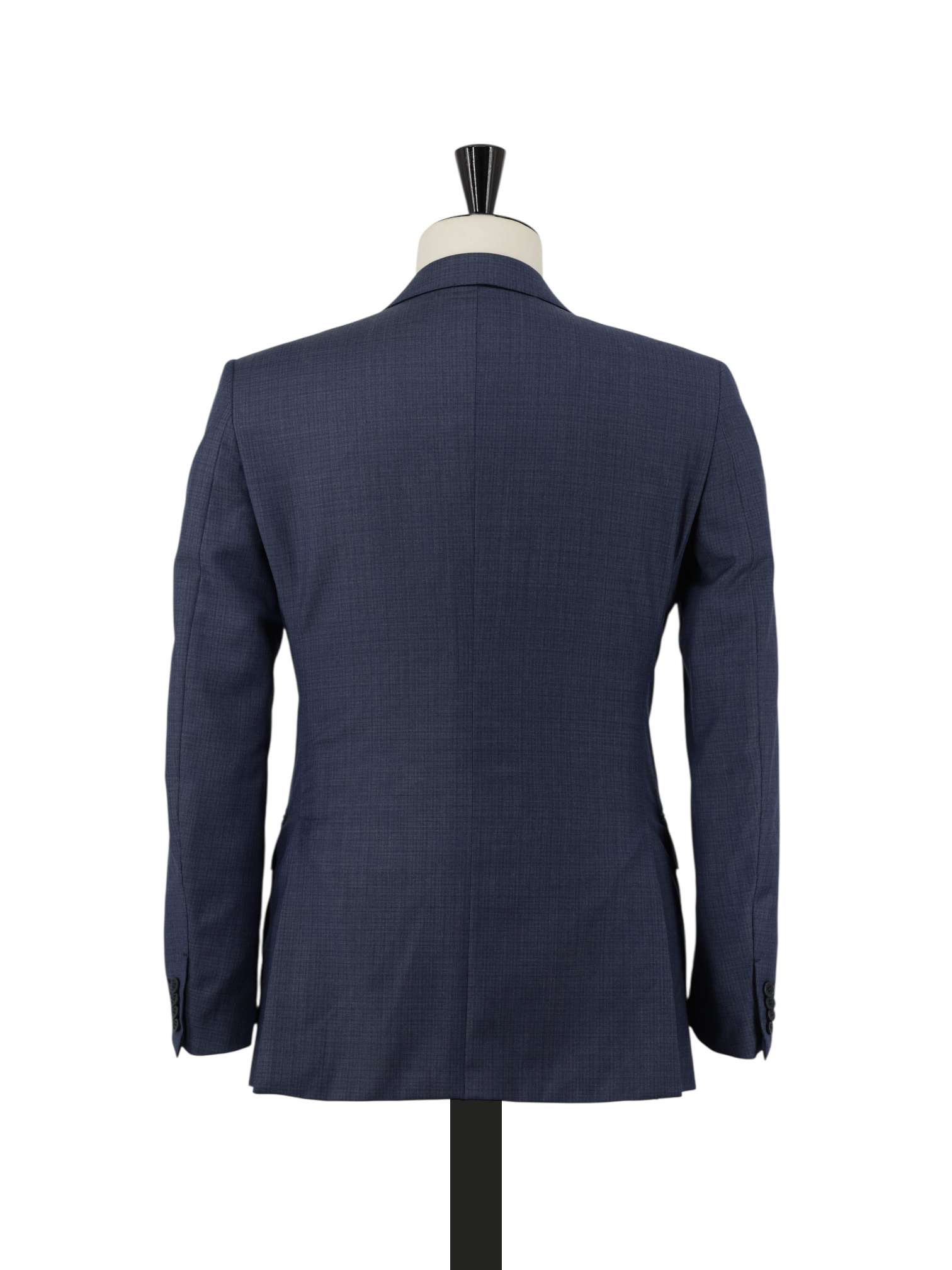 Ermenegildo Zegna Blue Multiseason Wool Micro-Check Milano Suit
