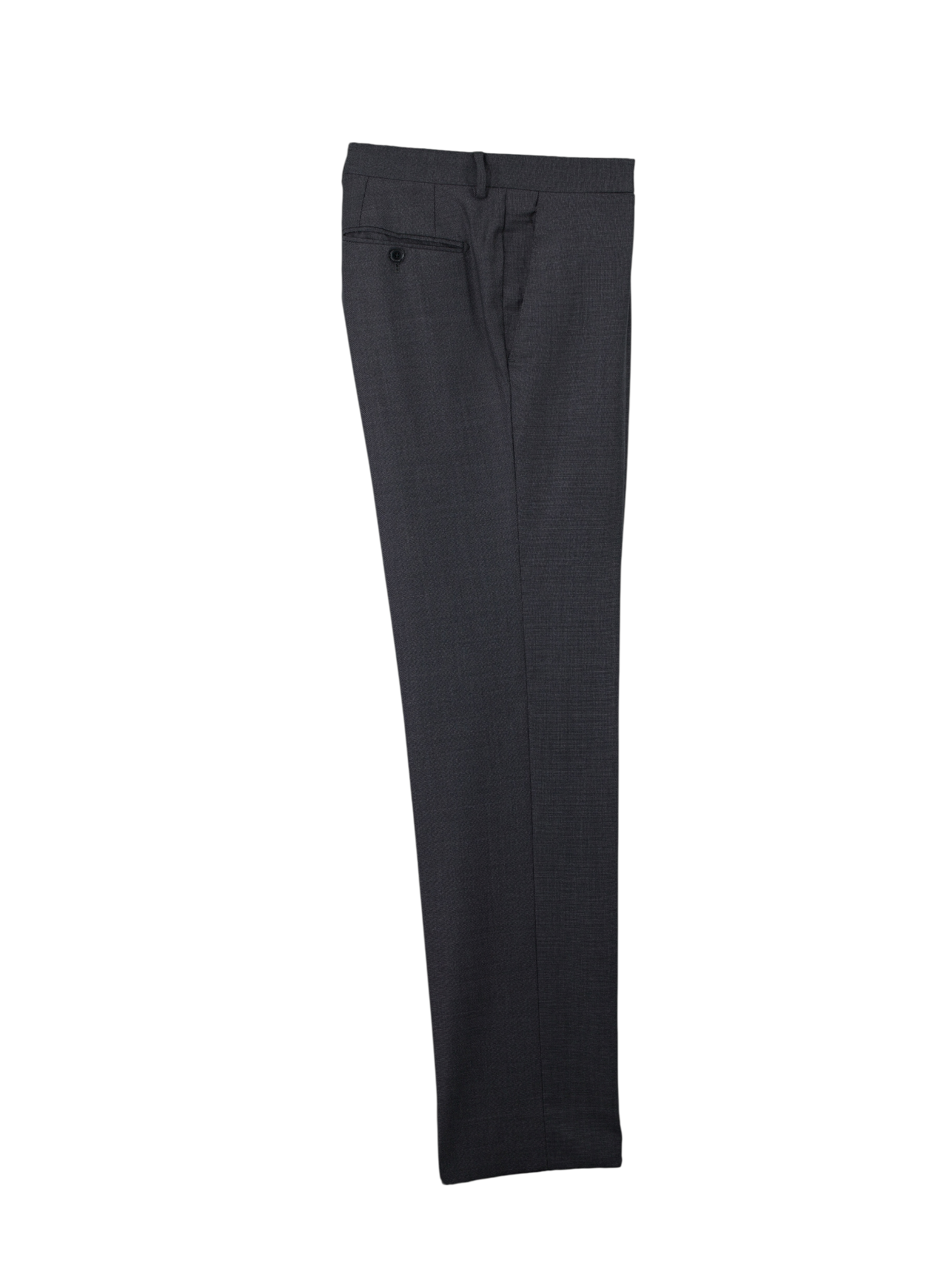 Lardini Grey Wool Timeless Sharkskin Suit